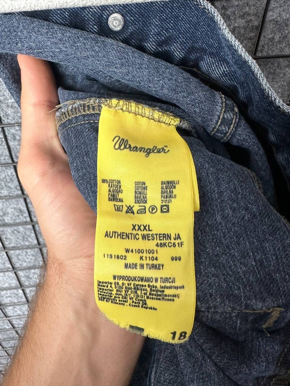 Vintage × Wrangler Wrangler denim jacket vintage american size XXL Size US XXL / EU 58 / 5 - 6 Thumbnail