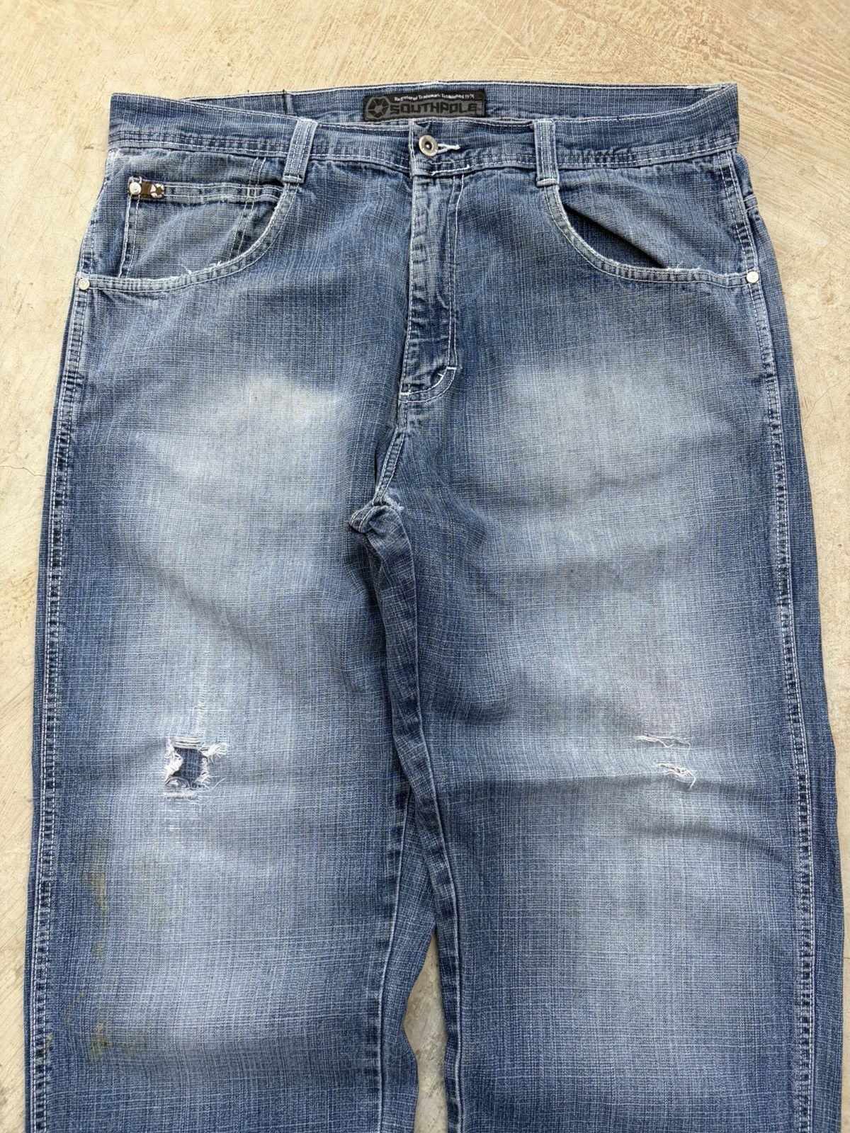 Southpole Vintage 90s SouthPole Brown Tabs Jeans Size US 38 / EU 54 - 5 Thumbnail