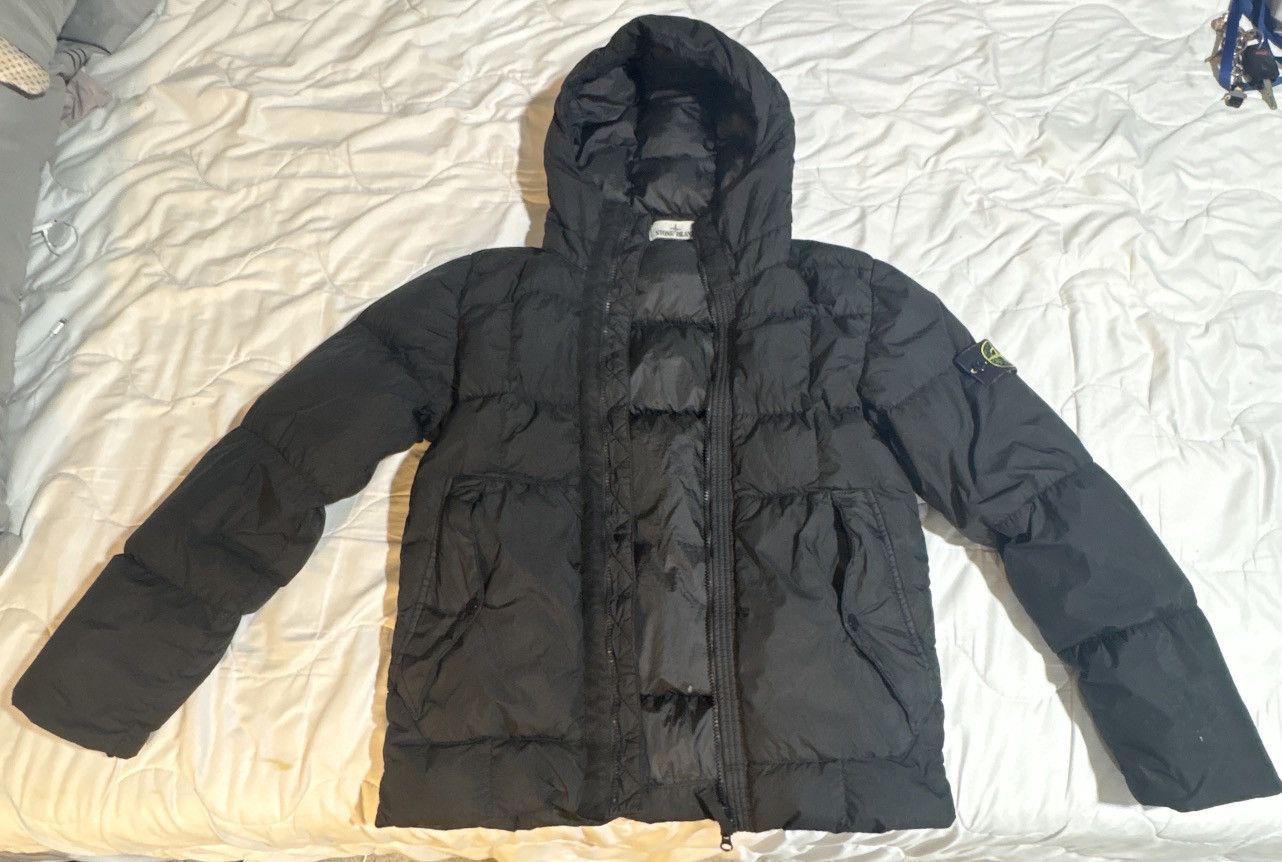 Stone Island Stone Island Garment Dyed Crinkle NY Down Jacket-Black Small Size US S / EU 44-46 / 1 - 1 Thumbnail