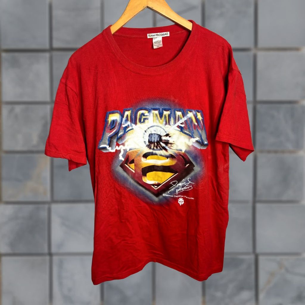 Vintage VINTAGE Team Manny PACQUIAO T-Shirt Red Mens Size 2XL Y2K Sport Boxing Nike Dri-Fit Size US XXL / EU 58 / 5 - 1 Thumbnail