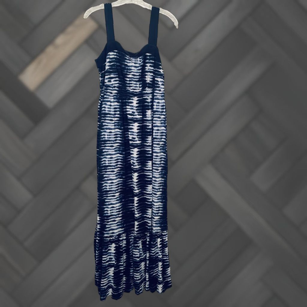 Tommy Hilfiger Tommy Hilfiger Maxi Dress Women M Sleeveless Jersey Knit Blue Casual Party/Cocktail Travel Size M / US 6-8 / IT 42-44 - 1 Thumbnail