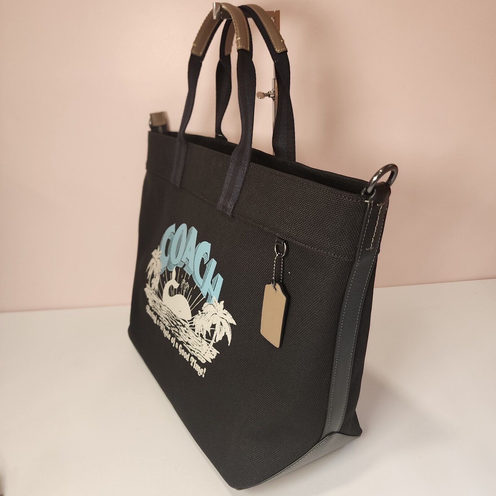 Coach NWT Coach CT899 Tote Bag 38 With Whale Graphic Size ONE SIZE - 2 Thumbnail