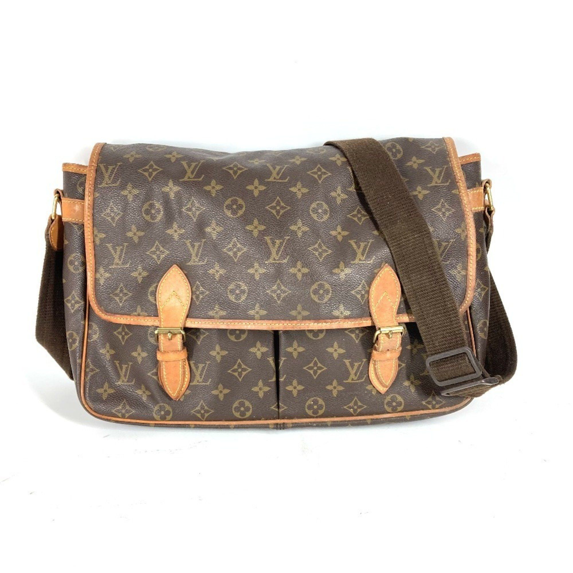 LOUIS VUITTON M42246 Monogram Gibessier GM Flap Crossbody Bag - Main Image