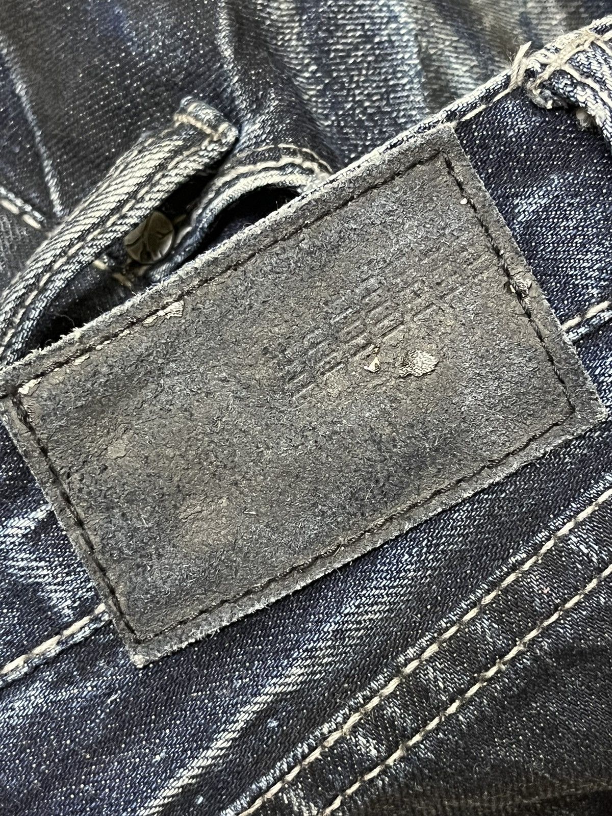GOSTAR DE FUGA Japanese fashion FUGA/GOSTAR DE FUGA whiskers flared jeans Size US 31 - 18 Thumbnail