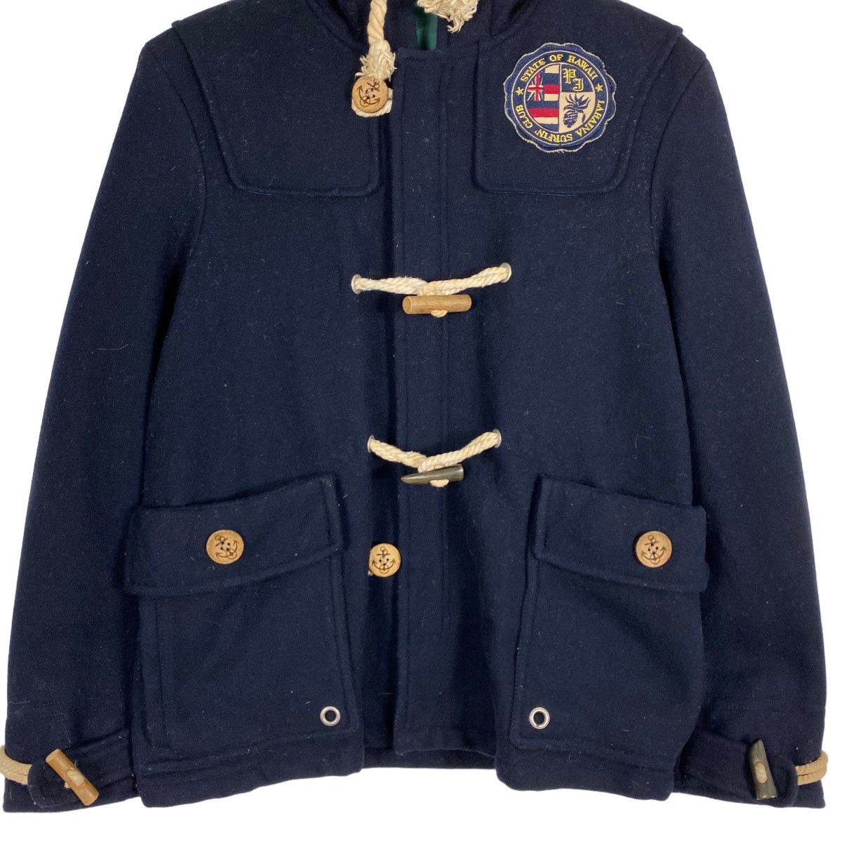 Japanese Brand Lahana Surfing Club State Of Hawaii Duffle Coat Size US M / EU 48-50 / 2 - 5 Thumbnail