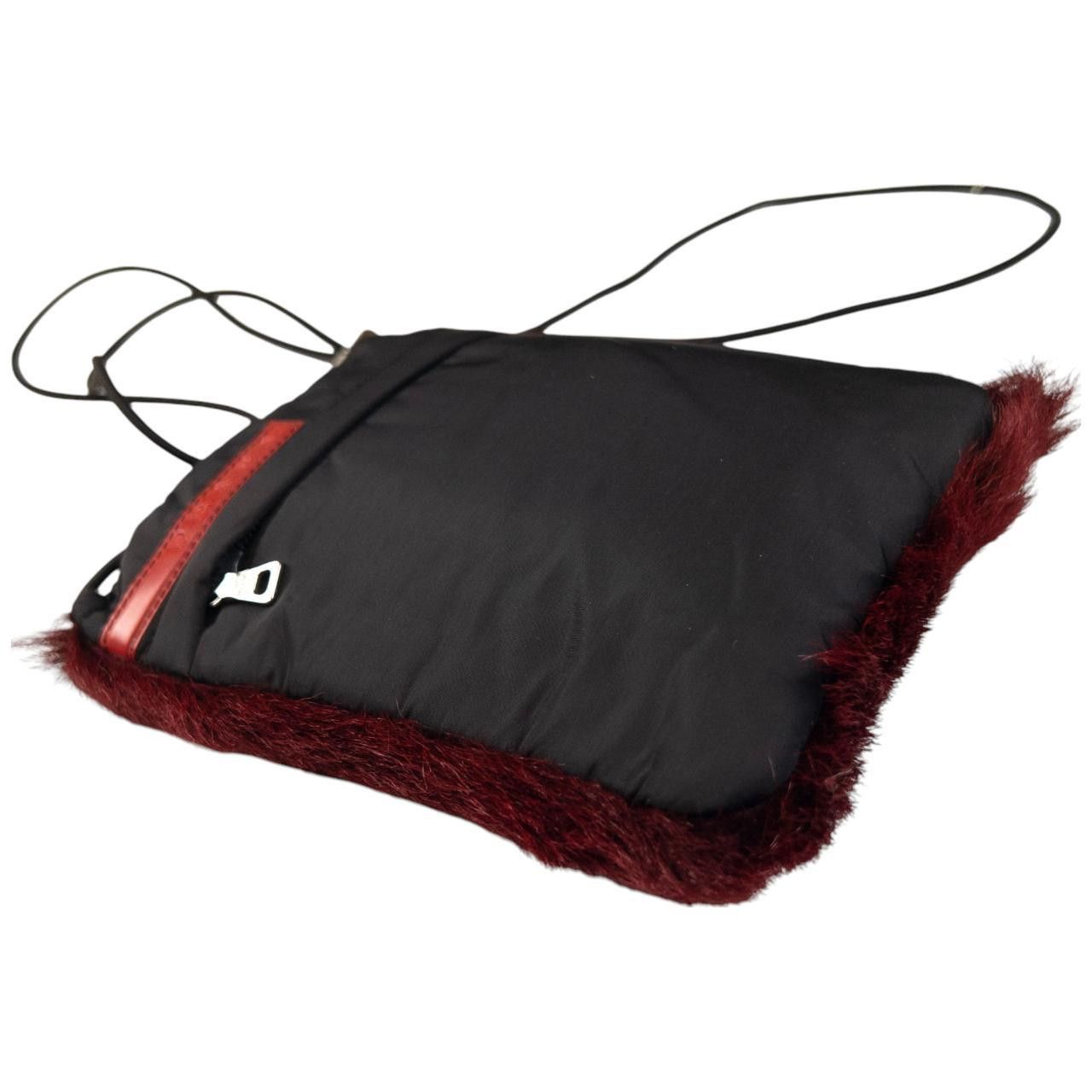 Prada Vintage Prada Sport Fur Mini Crossbody Bag Size ONE SIZE - 6 Thumbnail