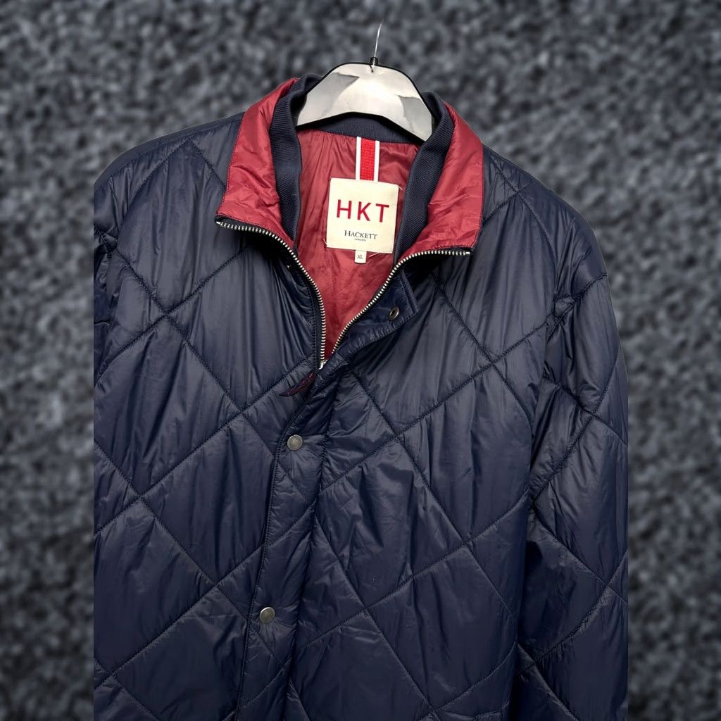 Hackett Hackett London Mens Quilted Jacket XL Blue Size US XL / EU 56 / 4 - 1 Thumbnail
