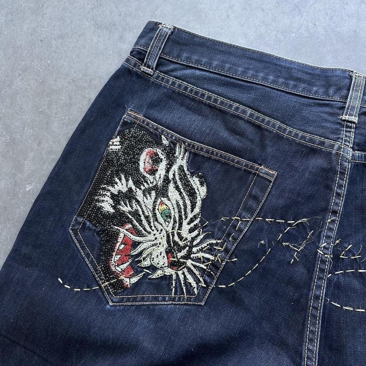 Ed Hardy super sick grail ed hardy baggy jeans Size US 44 / EU 60 - 7 Thumbnail