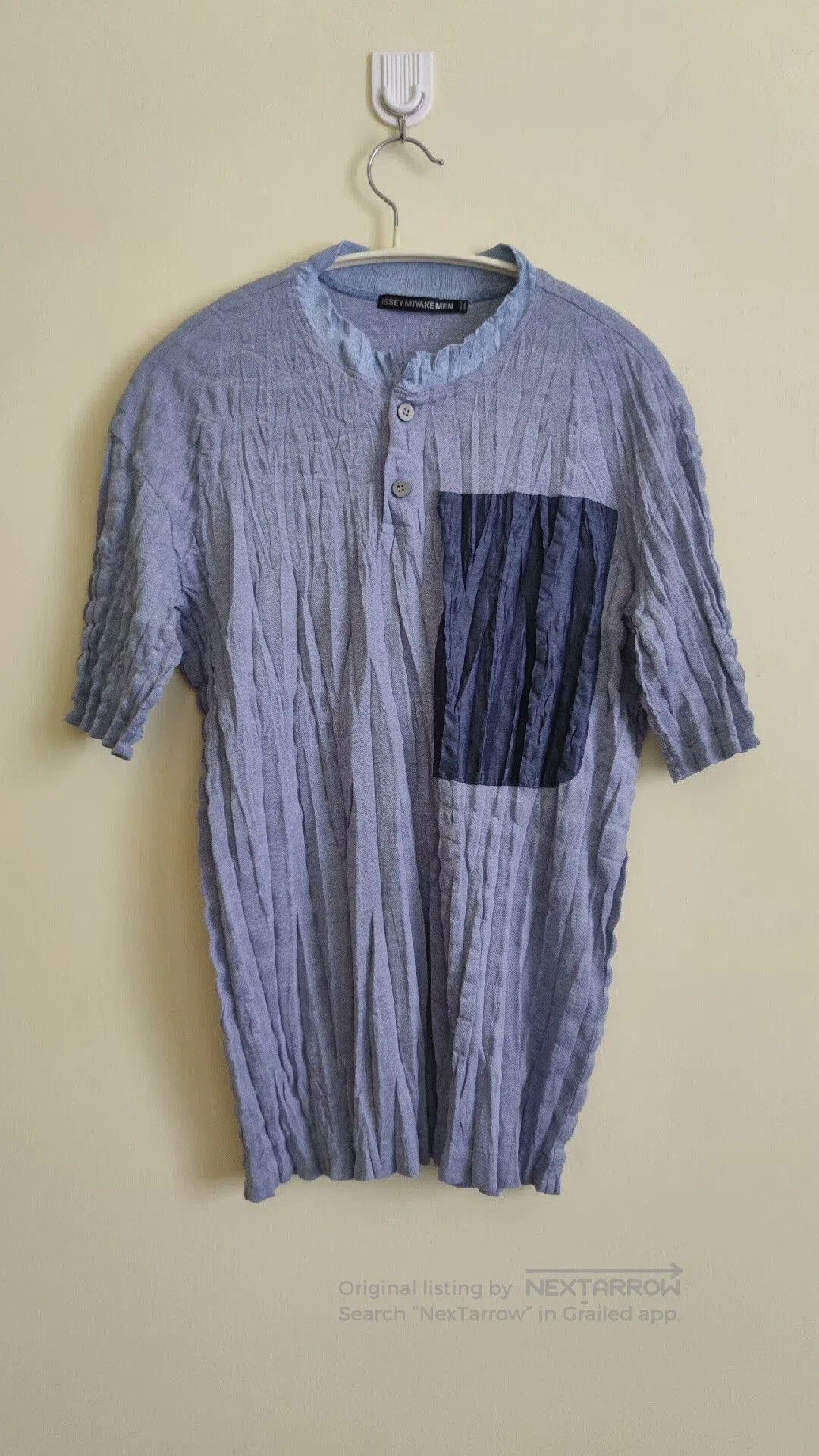 Issey Miyake Issey Miyake Men's Pleated Polo Shirt. Size US M / EU 48-50 / 2 - 1 Thumbnail