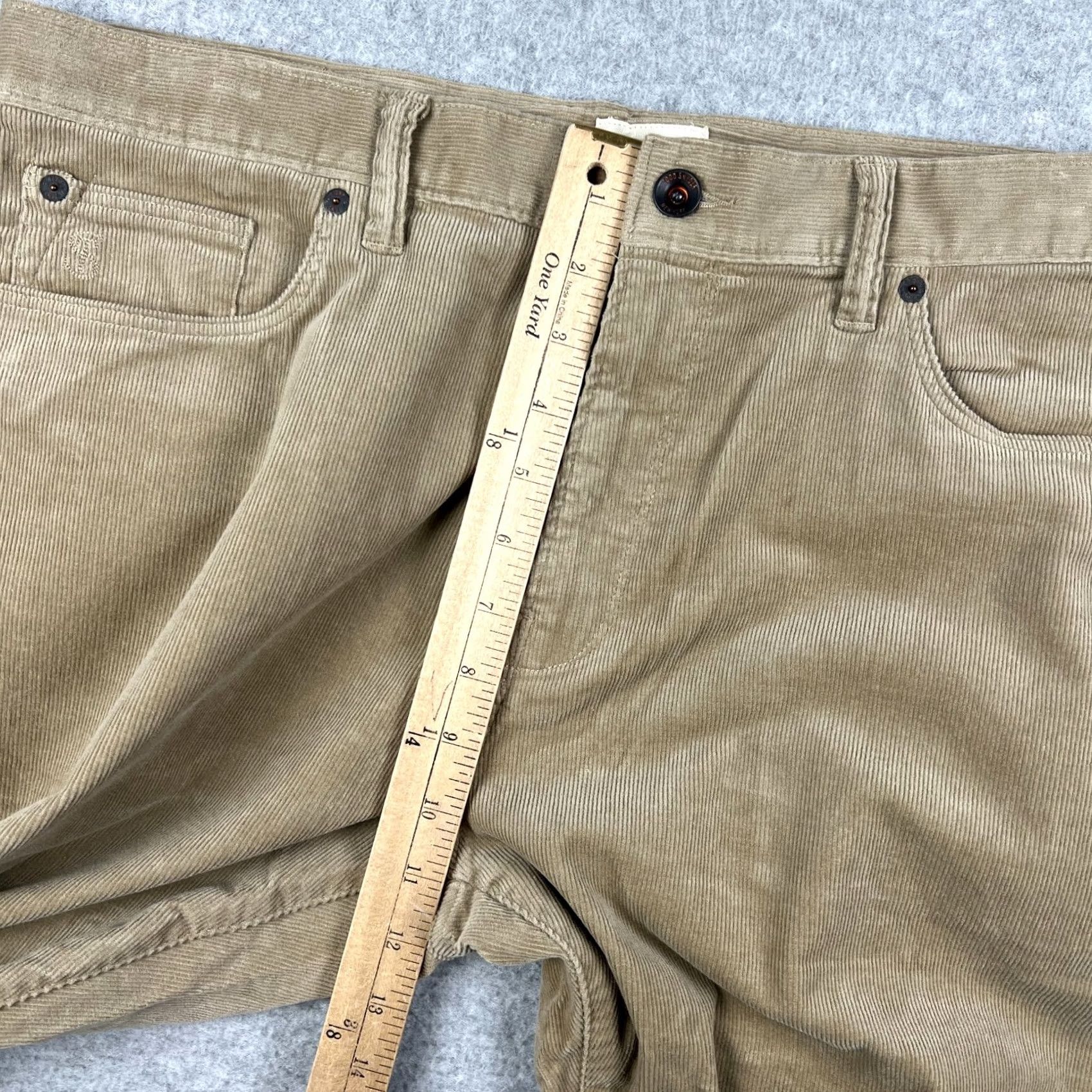 Todd Snyder Todd Snyder Stretch Corduroy Slim Fit Pants 36x32 Mens Beige Chino Huckberry Size US 36 / EU 52 - 6 Thumbnail