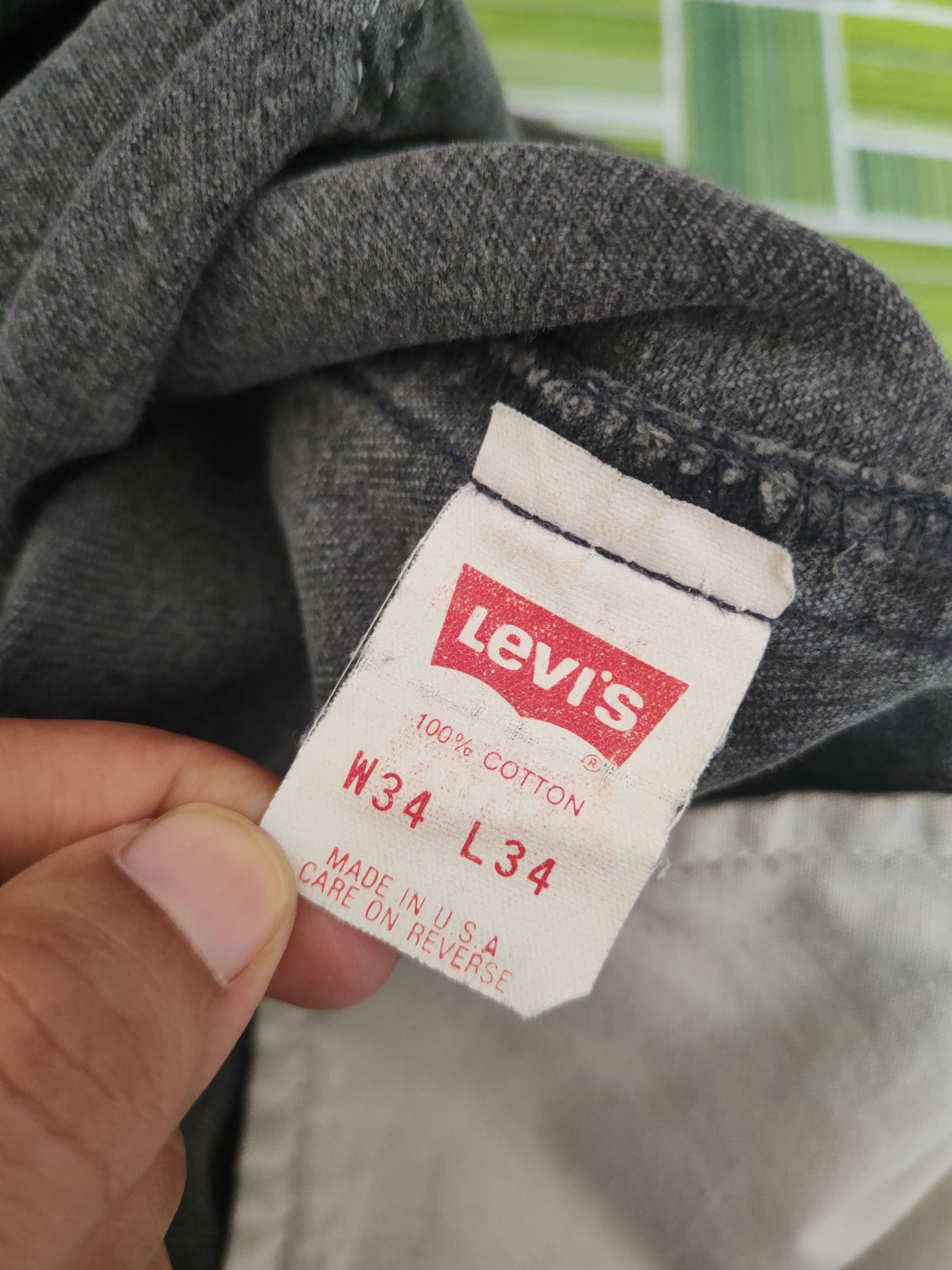 Levi's 501 Levi's Black Distressed Ripped Jeans #S2820 Size US 33 - 16 Thumbnail