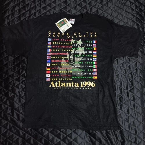 USA Olympics Atlanta 1996 Olympics Vintage Authentic T-Shirt Sz XL Size US XL / EU 56 / 4 - 1 Thumbnail