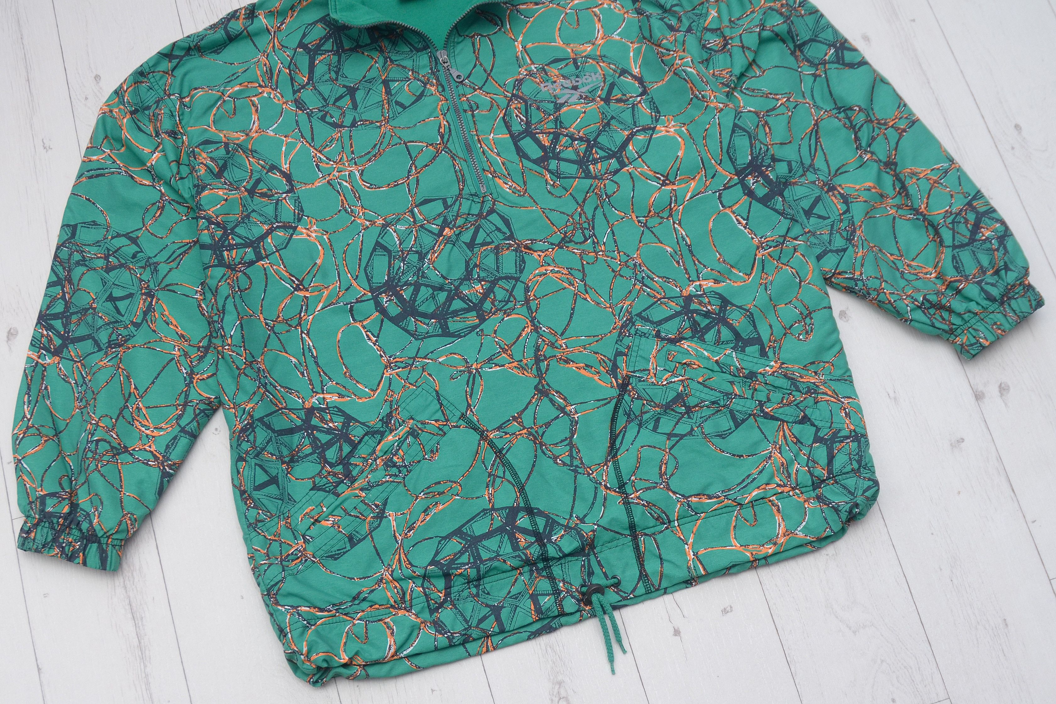 Reebok × Vintage Very Rare Vintage Reebok Anorak Jacket Y2K Football Chains Size US XL / EU 56 / 4 - 4 Thumbnail