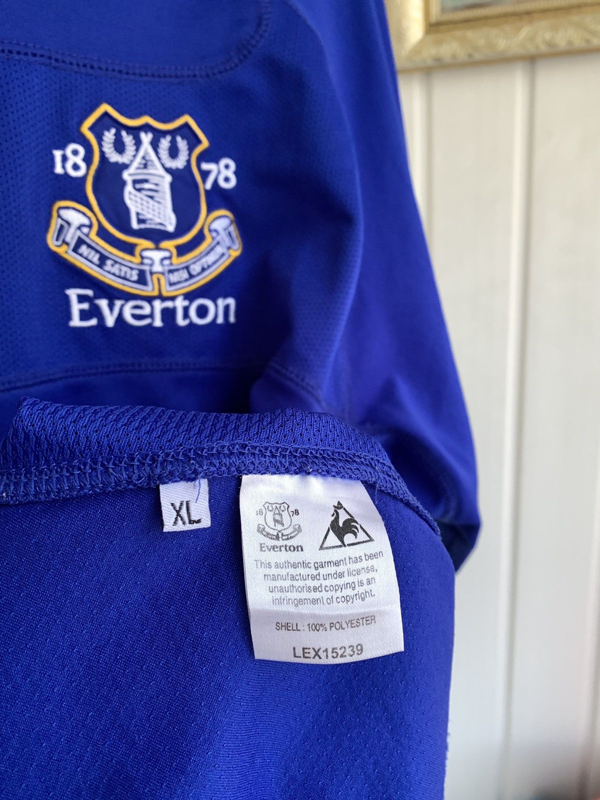 Le Coq Sportif Le Coq Sportif EVERTON Vintage 2010-2011 Home Jersey Size XL Size US XL / EU 56 / 4 - 7 Thumbnail