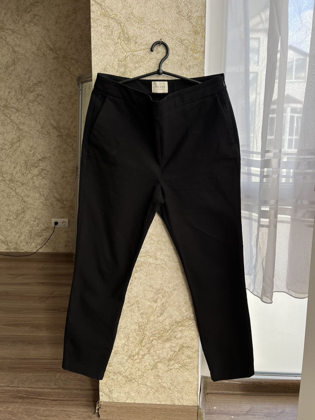 Italian Designers Sezane Black Pants | Grailed