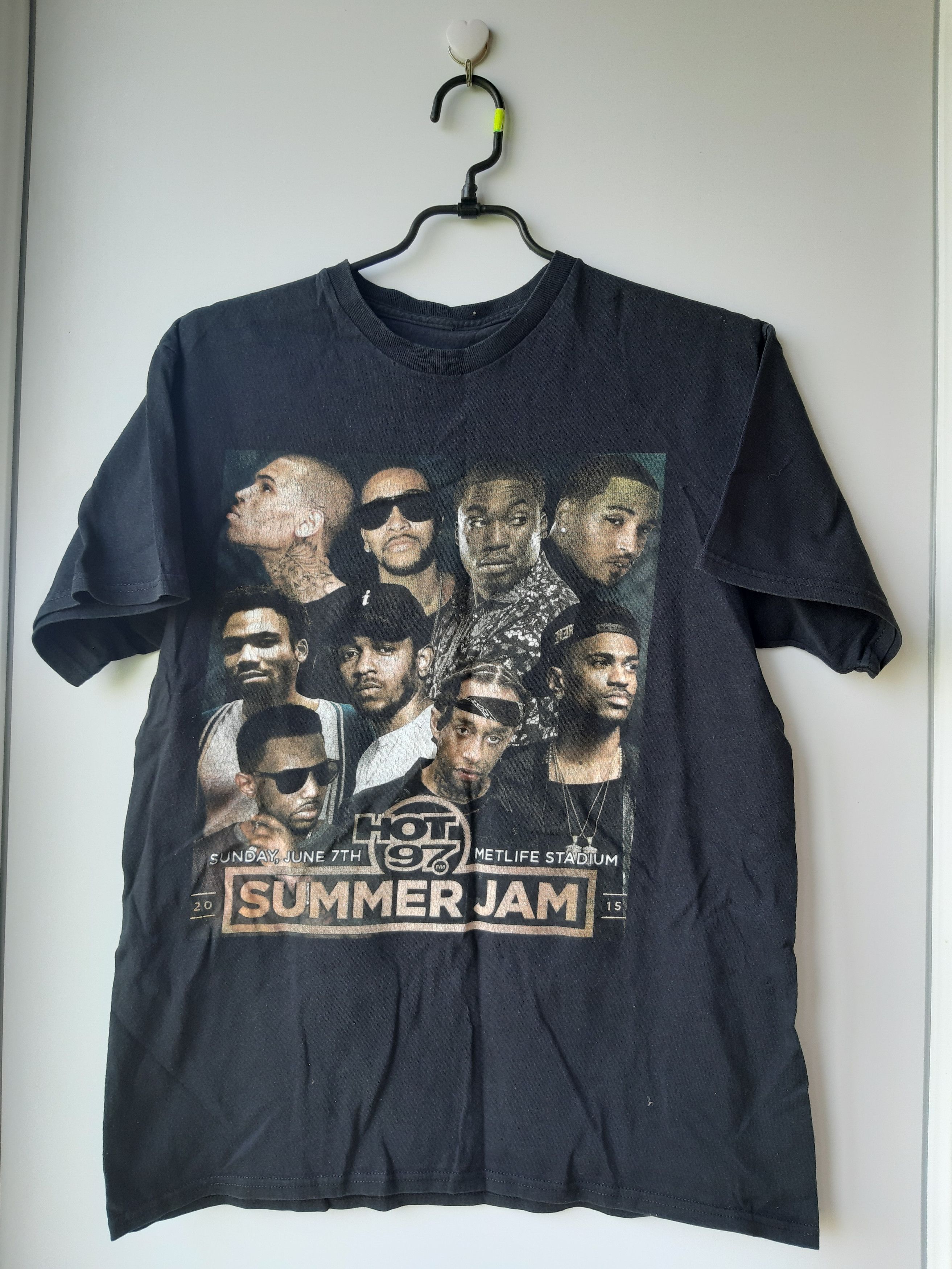 Band Tees × Rap Tees × Vintage Hot 97 Summer Jam 2015 Hip-Hap Rap Concert T-Shirt Size US M / EU 48-50 / 2 - 1 Thumbnail