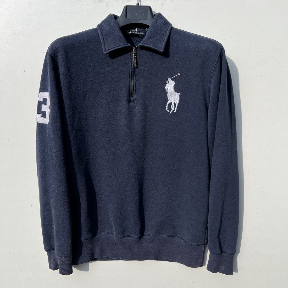 Polo Ralph Lauren Polo Ralph Lauren 1/4 zip hoodie vintage Size US L / EU 52-54 / 3 - 1 Thumbnail