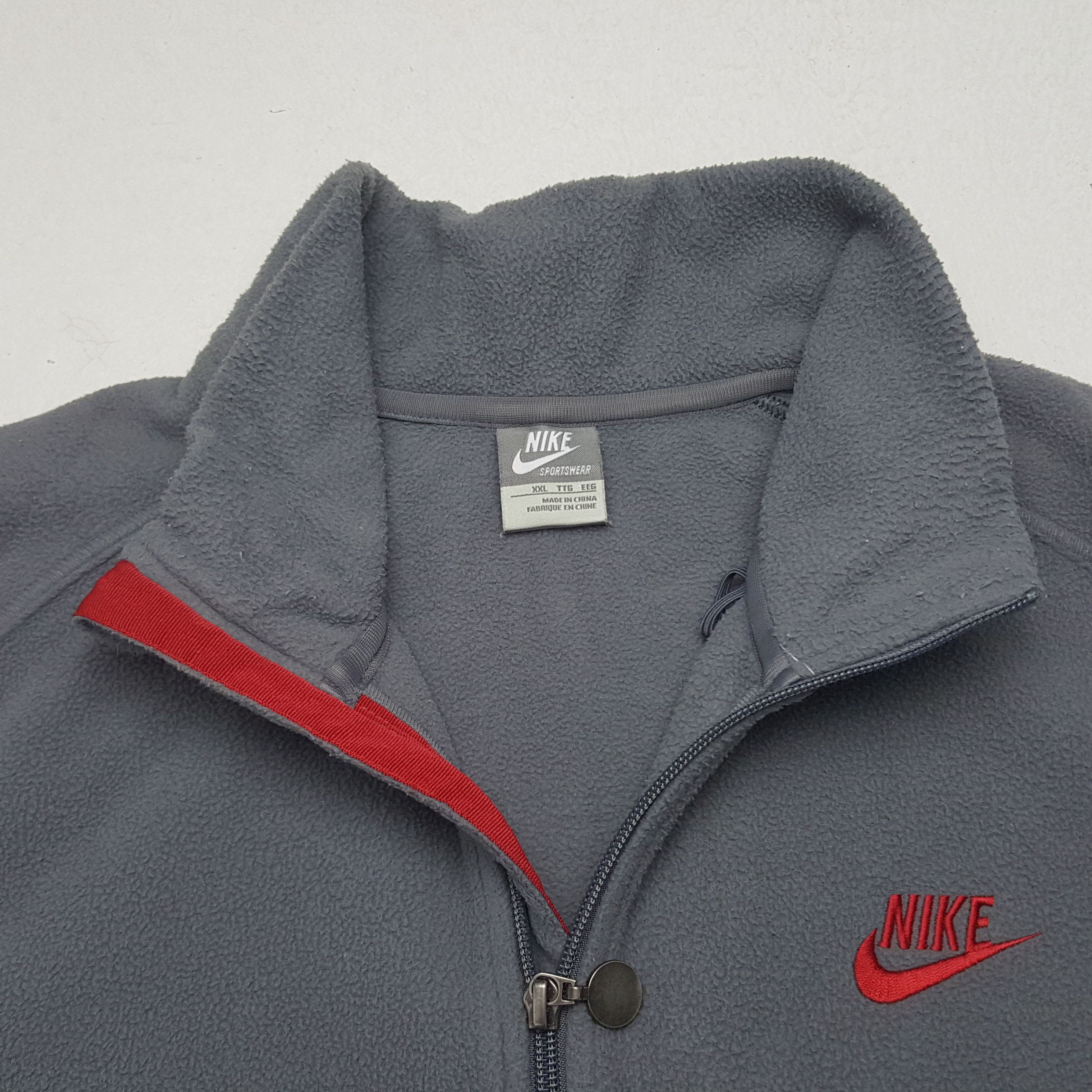Nike × Vintage Vintage Nike American Sports Style Fleece Sweatshirt Size US L / EU 52-54 / 3 - 4 Thumbnail
