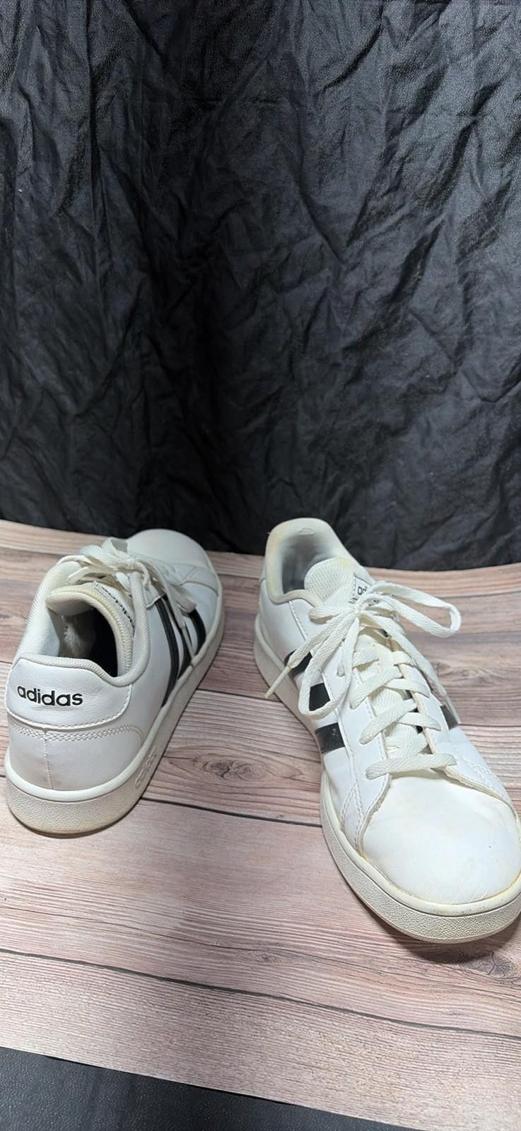 Adidas Adidas Black White Low Top SGC 753002 Size US 5.5 Size US 5.5 / EU 38 - 1 Thumbnail