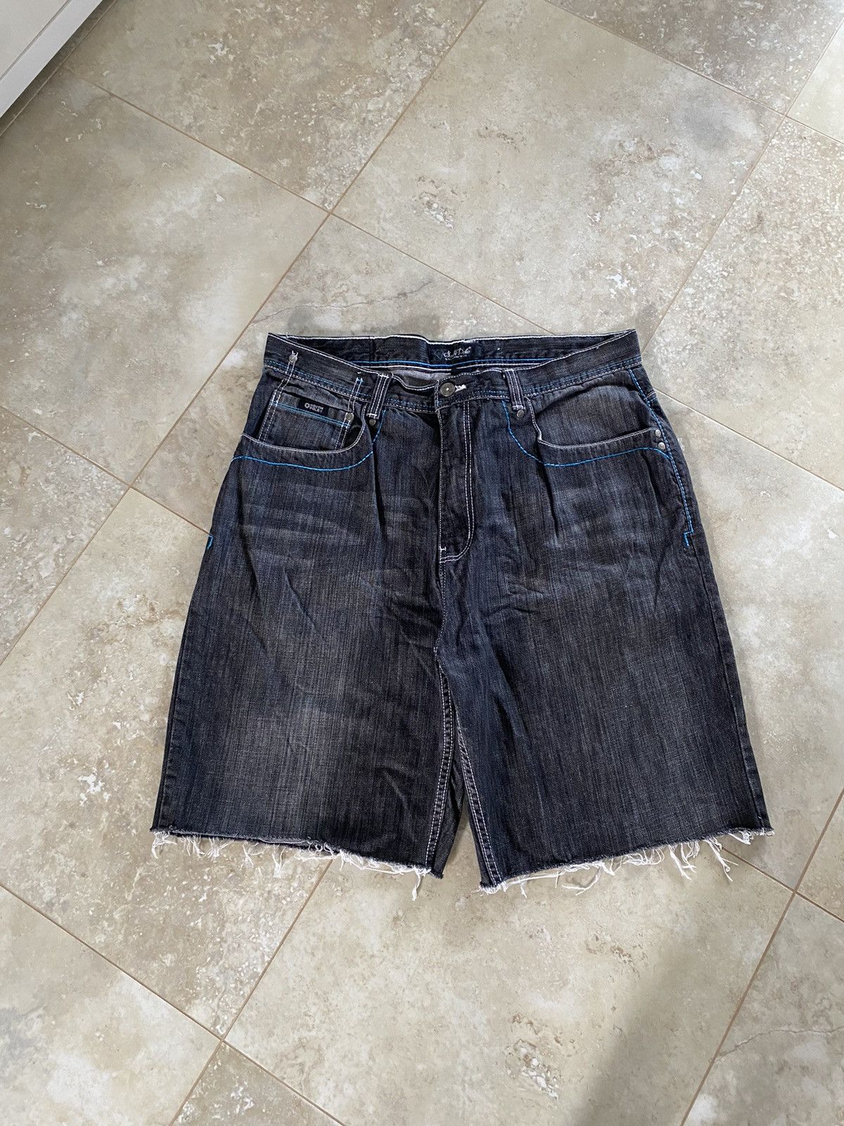 Southpole Vintage Big Logo SouthPole Rare Baggy Shorts 00s Faded USA 🇺🇸 Size US 38 / EU 54 - 5 Thumbnail