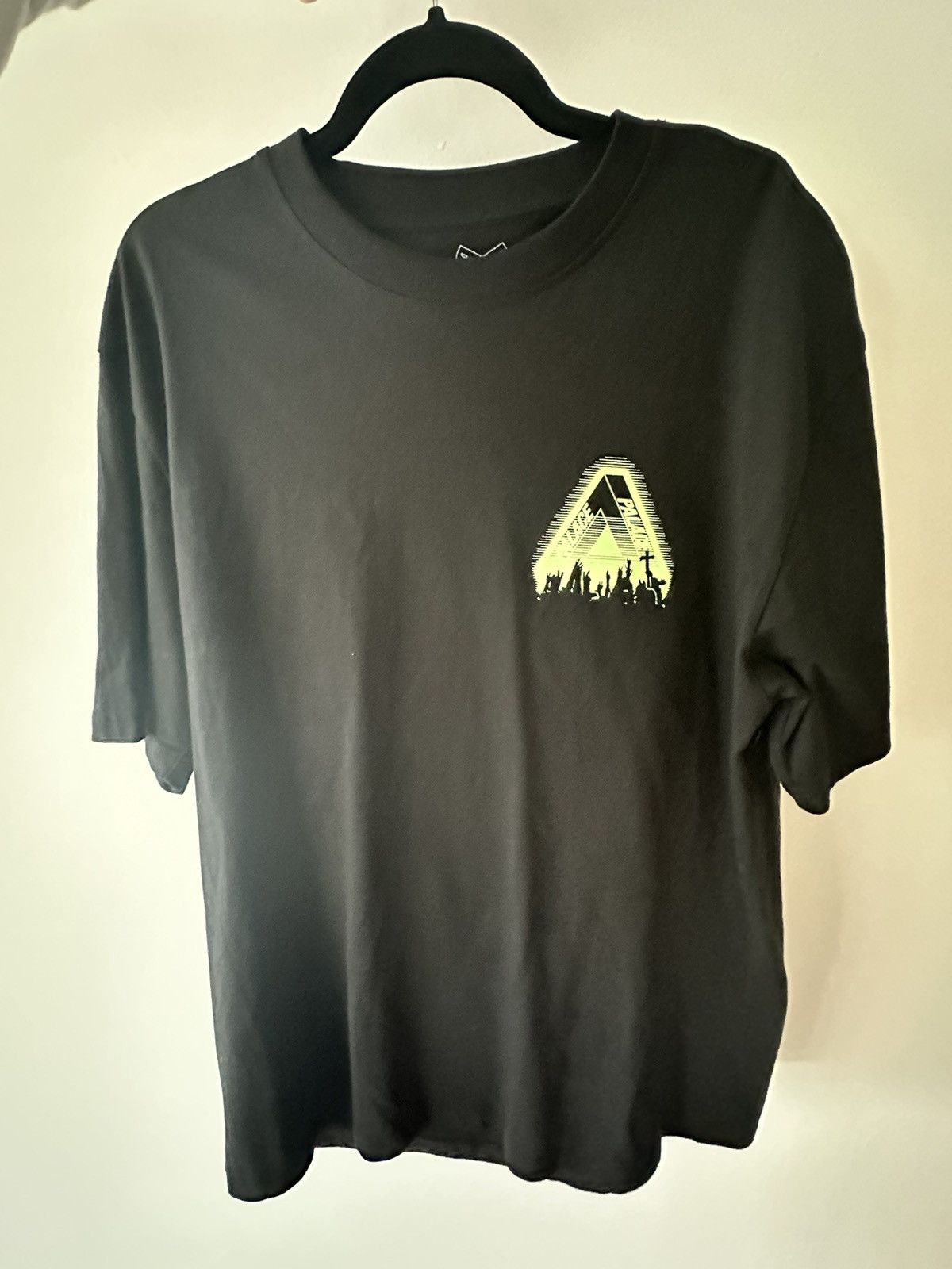 image of Palace Tri-Cult Gid Tee in Black, Men's (Size XL)