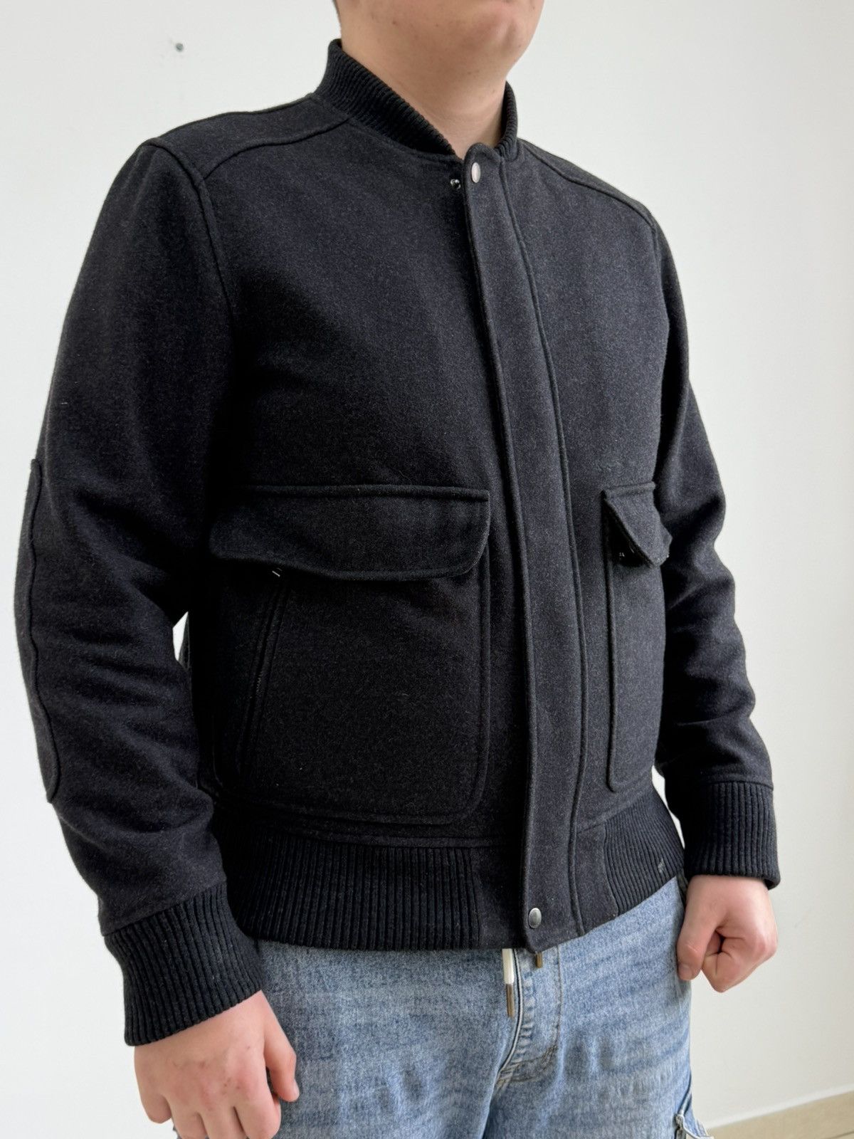 Lacoste Vintage Lacoste Cargo Multi-Zip Wool Jacket Luxury Size US XL / EU 56 / 4 - 2 Thumbnail