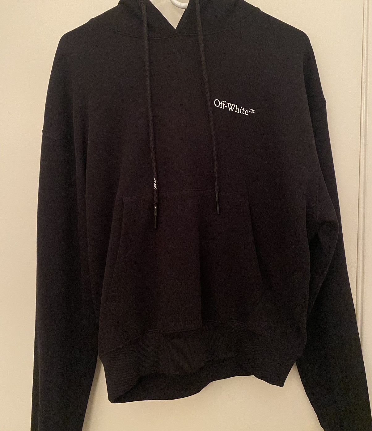 image of Off White Hoodie in Black, Men's (Size Small)