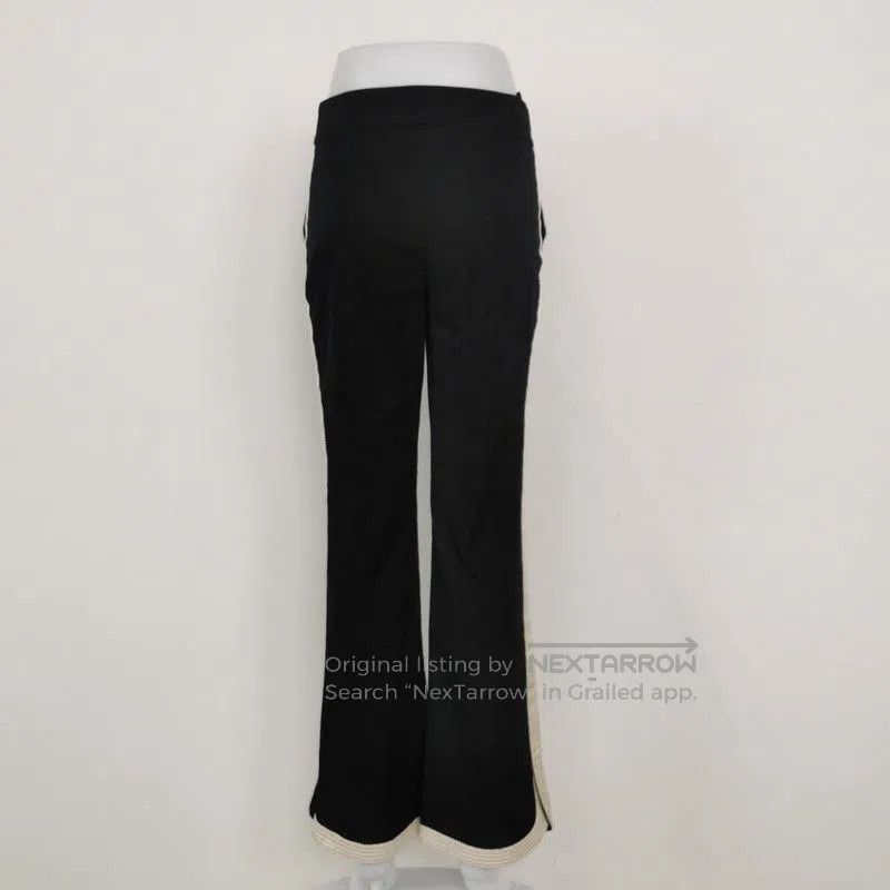 Louis Vuitton Louis Vuitton Black Cotton Contrast Panel Pants. Size US 34 / EU 50 - 2 Thumbnail