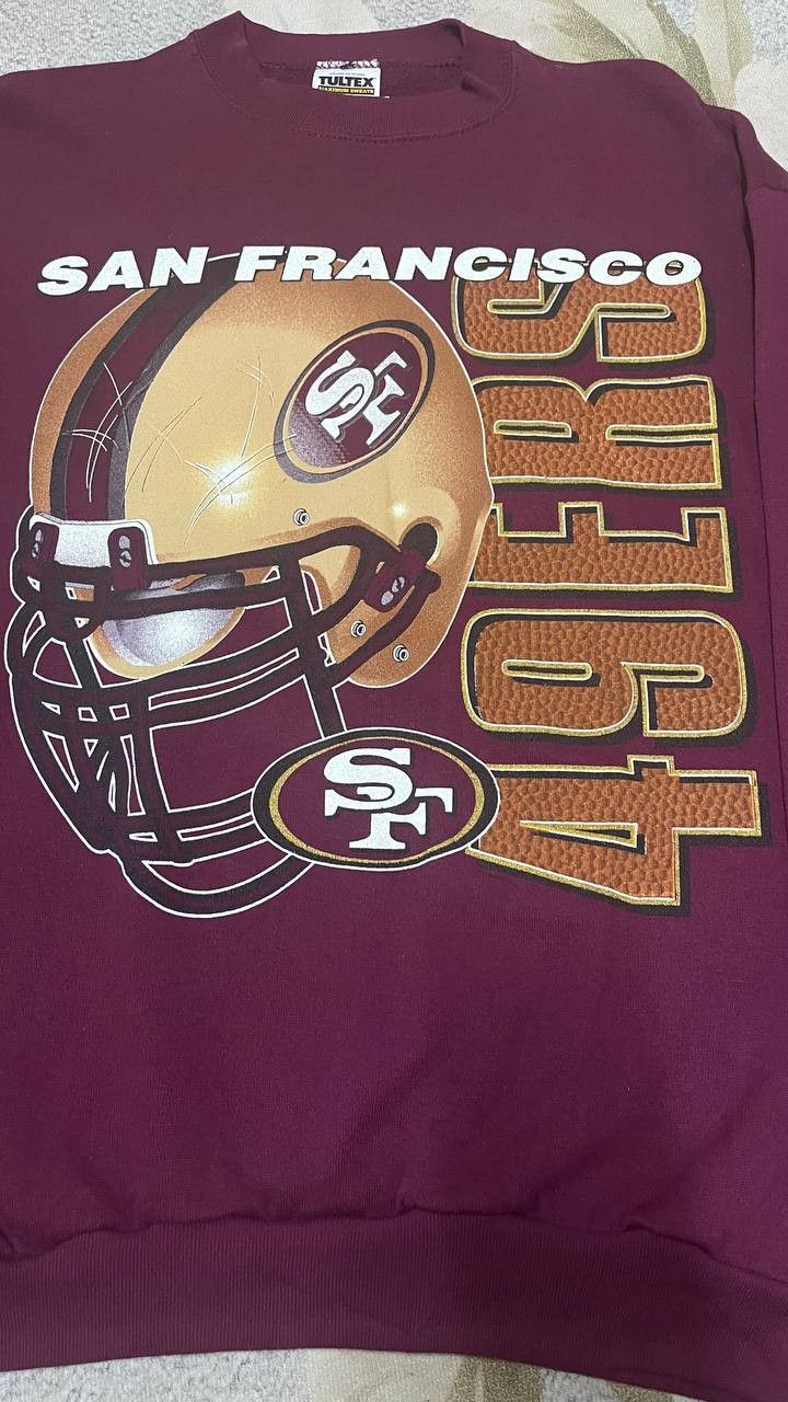 NFL × Tultex Vintage 1990s NFL San Francisco 49ers Sweatshirt Size US L / EU 52-54 / 3 - 2 Thumbnail