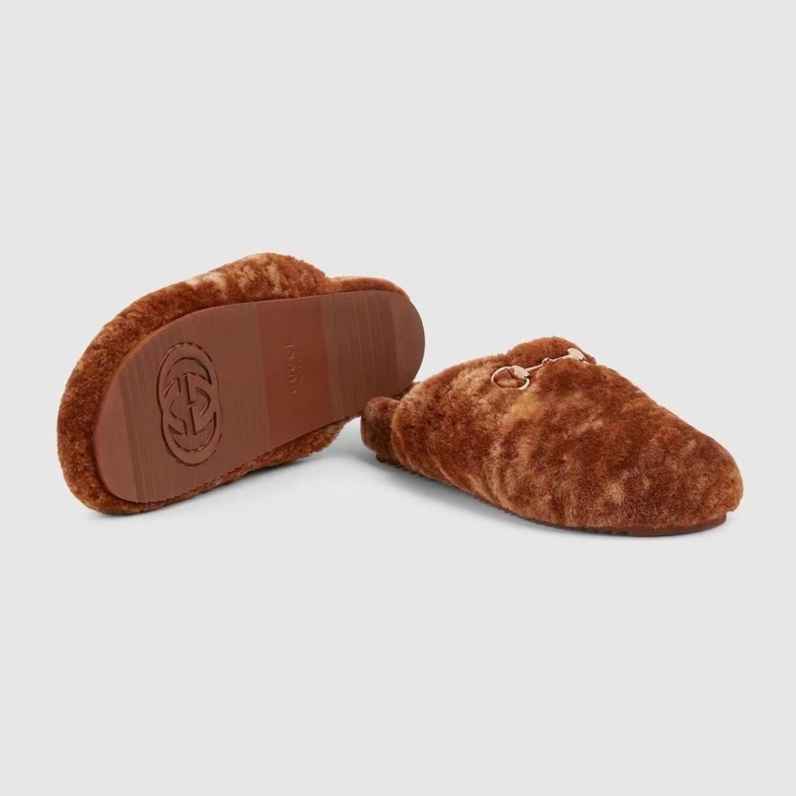 Gucci Gucci Horsebit Wool Mules Size ONE SIZE - 3 Thumbnail
