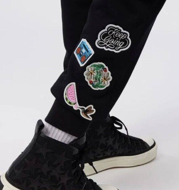 Psycho Bunny Psycho Bunny Jogger Sweatpants Patches Black ( 3XL ) Size US 44 / EU 60 - 3 Thumbnail