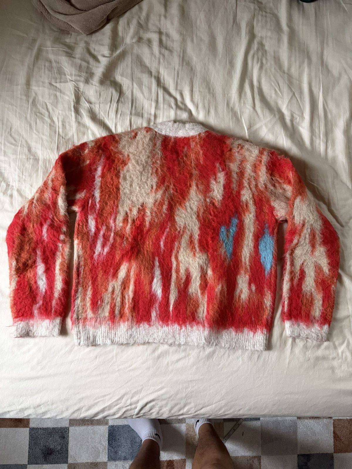 No Maintenance No Maintenance Red Still Shag Cardigan Size US M / EU 48-50 / 2 - 2 Thumbnail