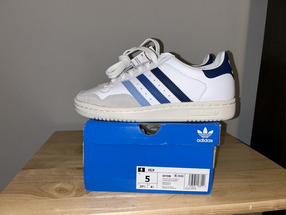 Adidas ADIDAS HRLM SNS Sneakers Men's Size 5 White Blue ID7398 Size US 5 / EU 37 - 1 Thumbnail