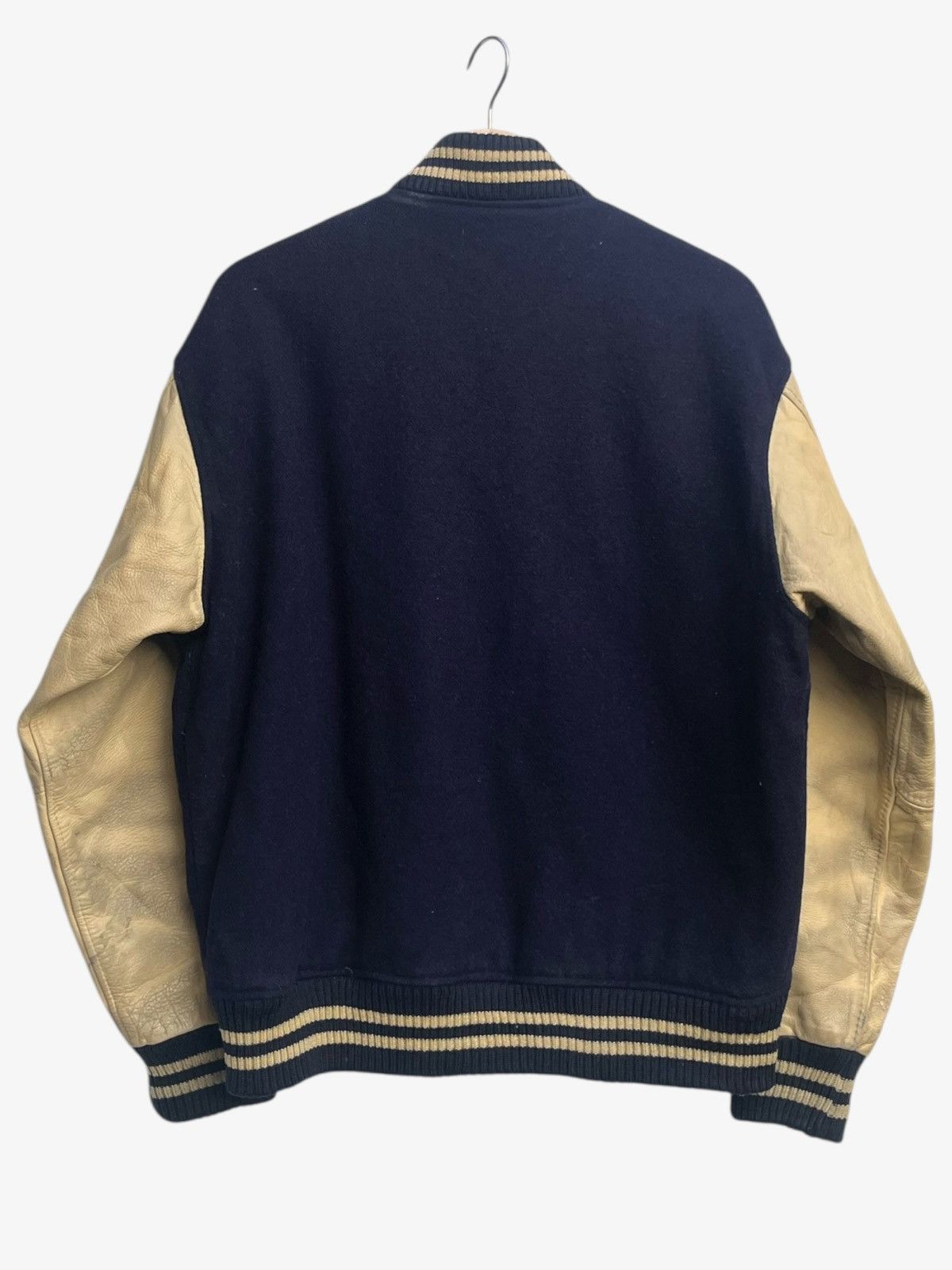 Vintage 90s Harvard Wool Letterman Jacket Leather Sleeves Size US L / EU 52-54 / 3 - 6 Thumbnail