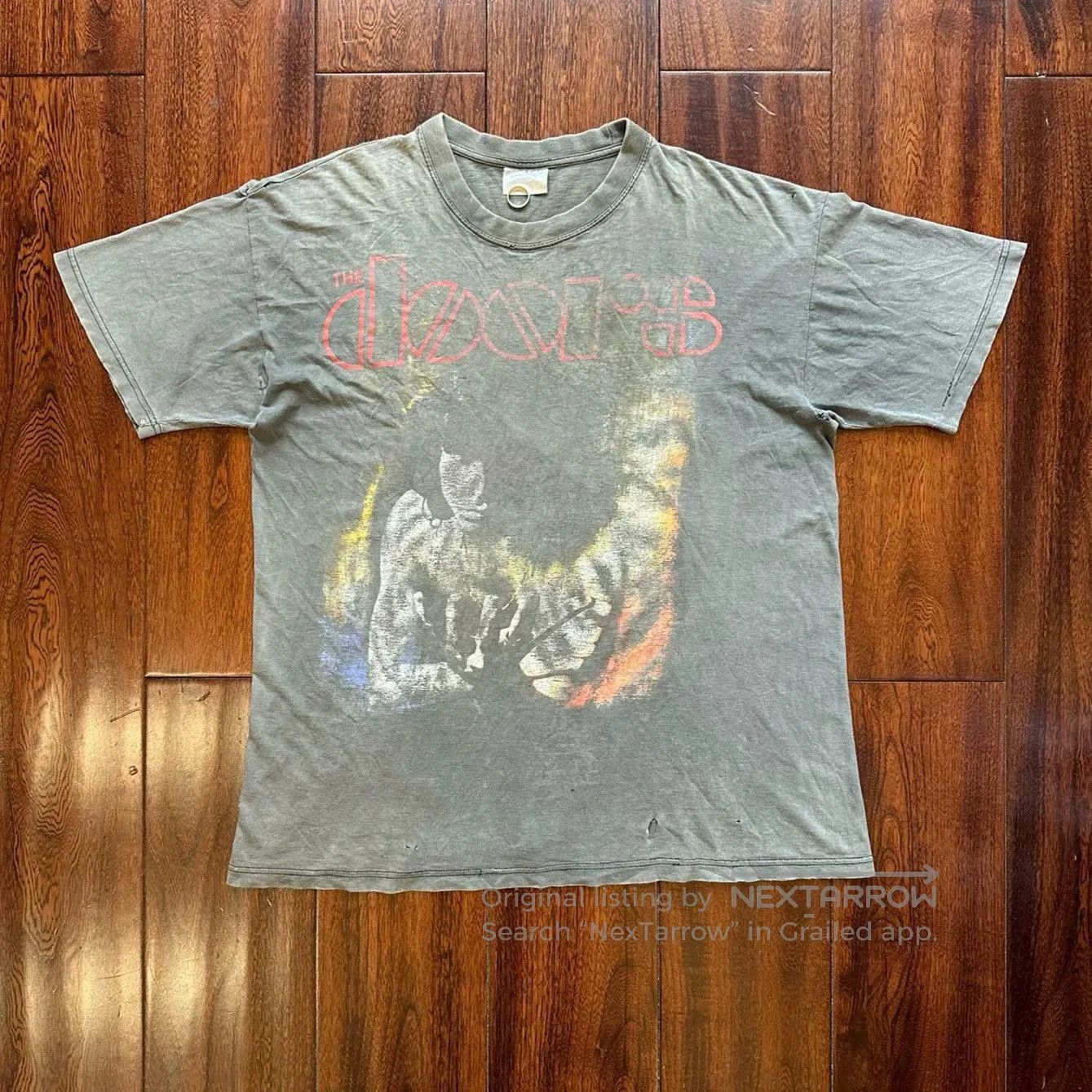 Vintage The Doors Vintage Faded 90s Tee. Size US M / EU 48-50 / 2 - 1 Thumbnail