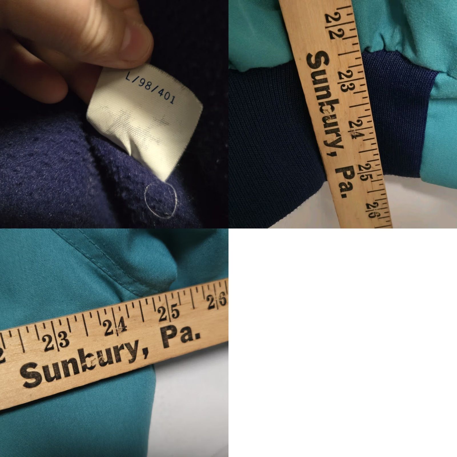 Vintage VINTAGE Rare Rolling Rock Extra Pale Jacket Bomber Regular L Blue Polar Fleece Men Mens Size L Size US L / EU 52-54 / 3 - 8 Thumbnail