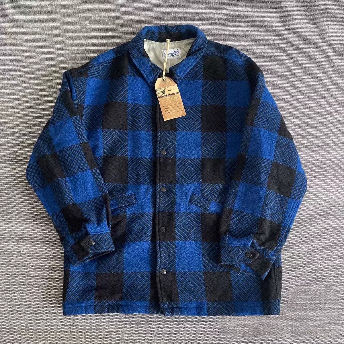 Tenderloin Tenderloin Blue Plaid Wool Coat Size US M / EU 48-50 / 2 - 1 Thumbnail