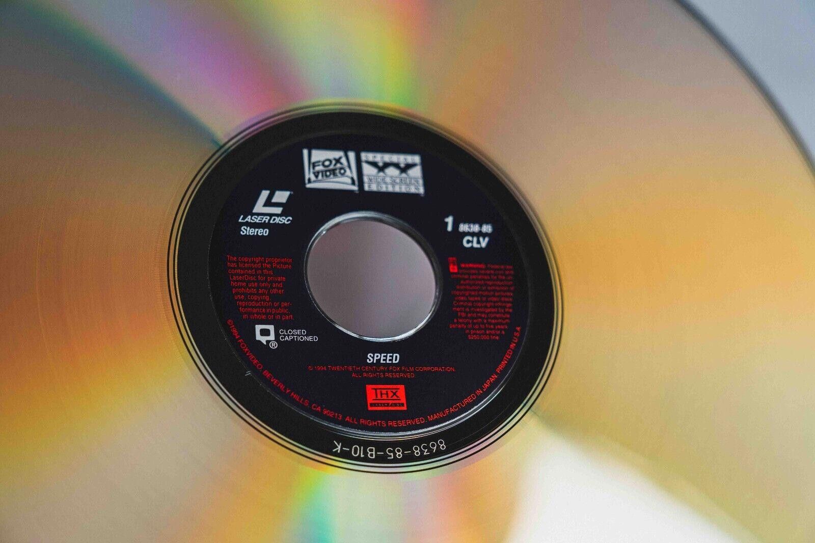Designer VTG Speed Movie on Laser Disc Reeves Bullock Hopper - 1993 Size ONE SIZE - 5 Thumbnail
