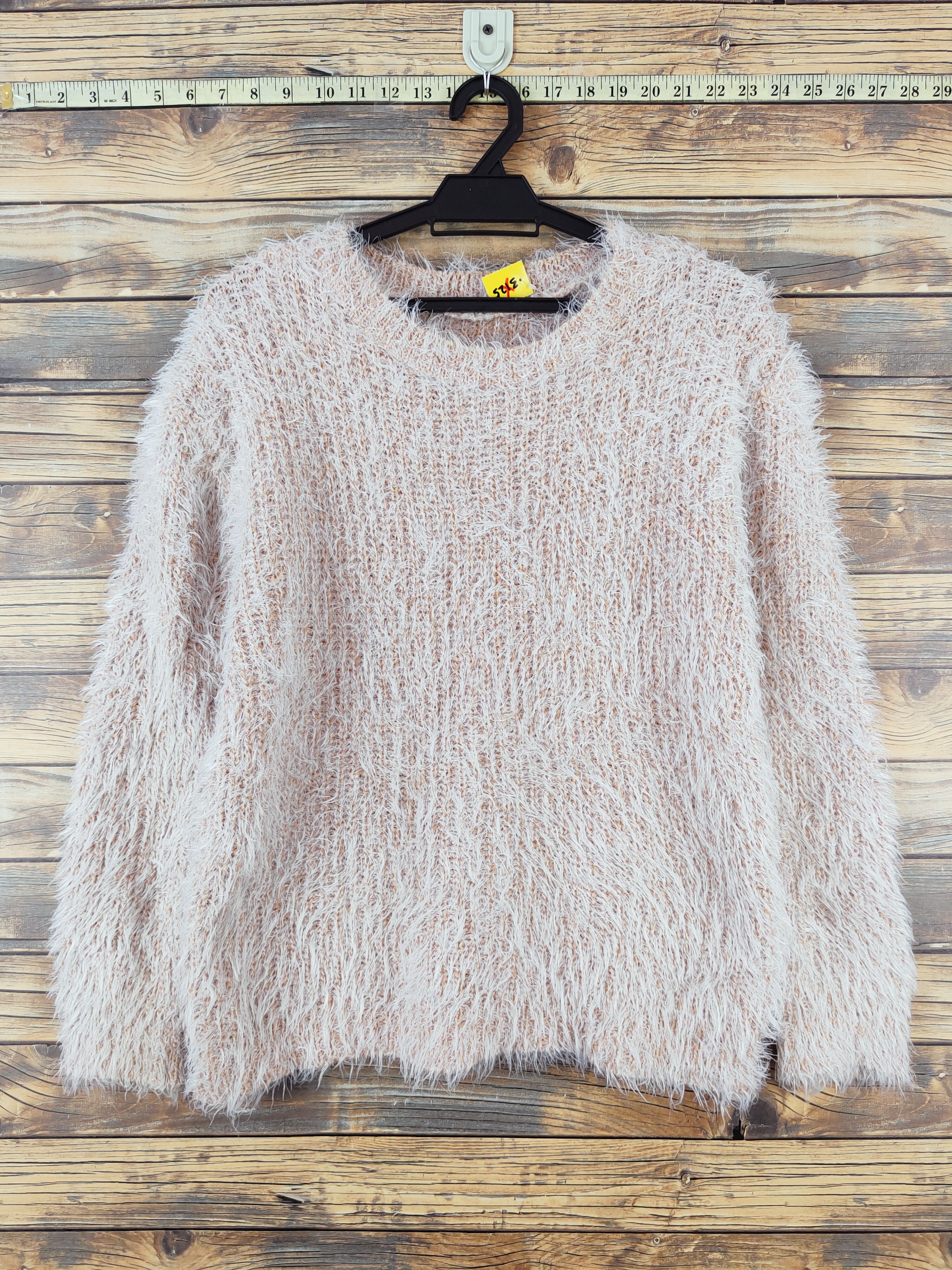 Japanese Brand × Vintage Japanese Brand Mustard Shag Shaggy Fur Mohair Knitwear #W976 Size M / US 6-8 / IT 42-44 - 1 Thumbnail