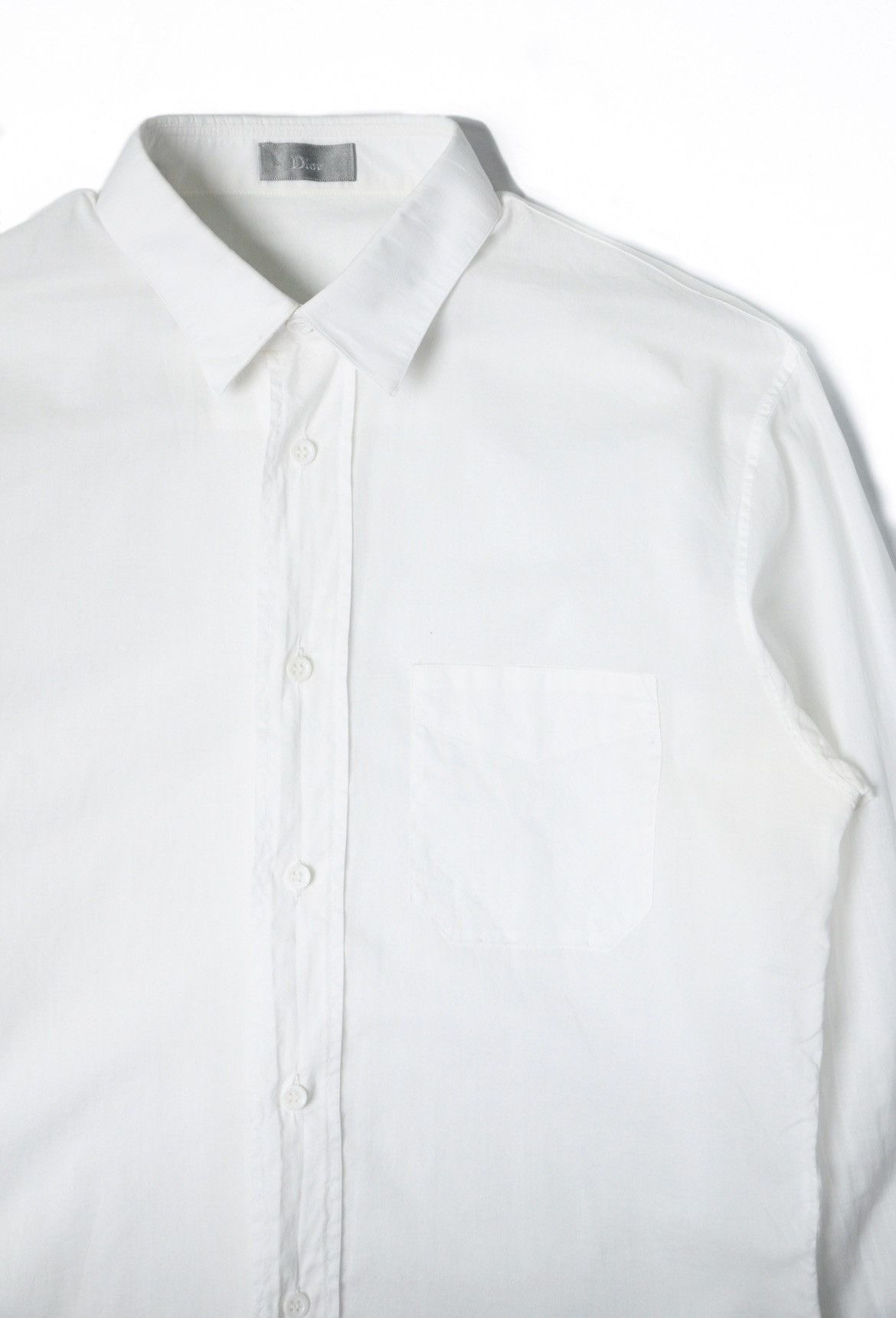 Dior Dior Homme SS05 Sheer Button Up Shirt by Hedi Slimane Size US M / EU 48-50 / 2 - 2 Thumbnail