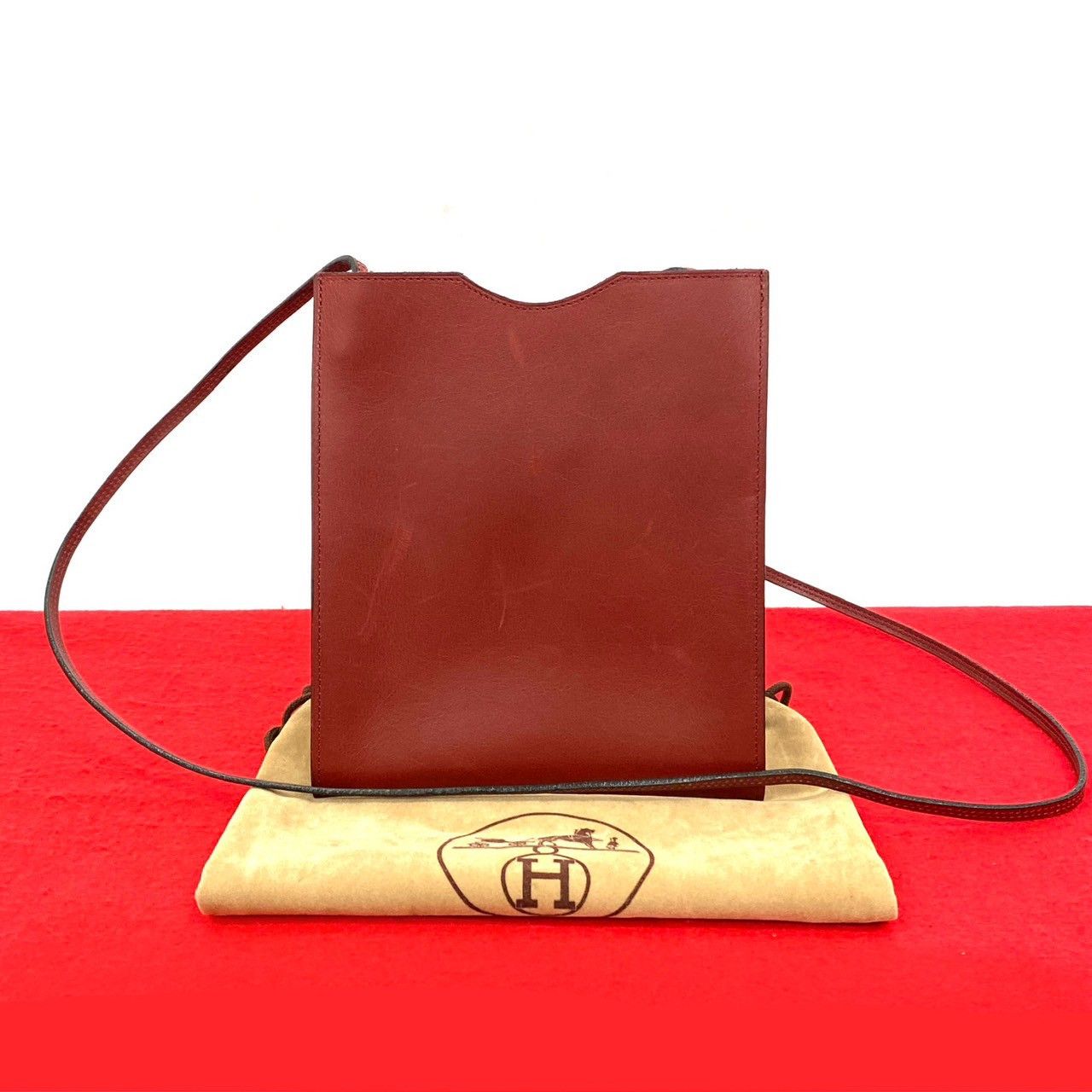 Hermes Hermes Hermès Oménite Box Calf Shoulder Bag Leather Shoulder Bag DUTY FREE for USA Size ONE SIZE - 1 Thumbnail