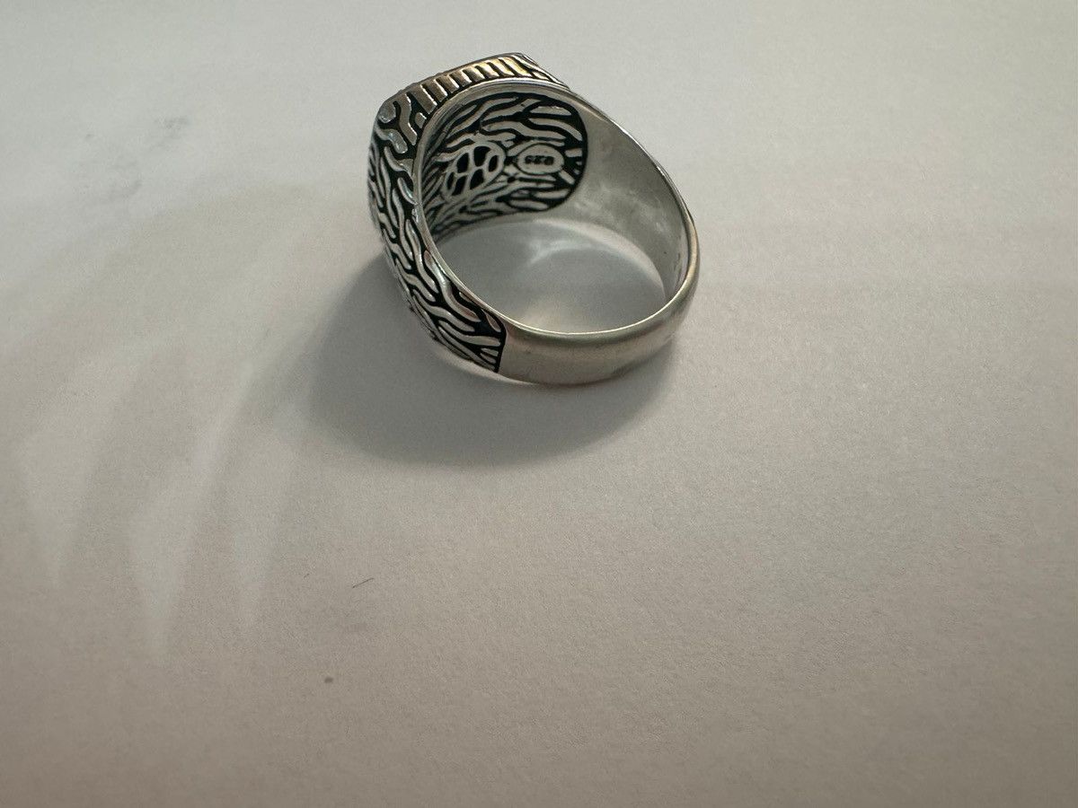 John Hardy John Hardy chain signet ring with black sapphire Size ONE SIZE - 4 Thumbnail