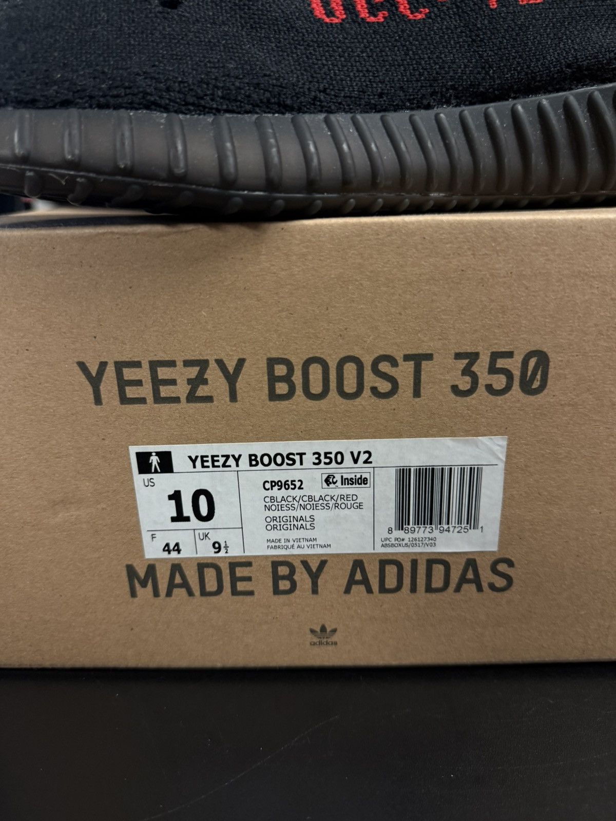 Adidas × Yeezy Yeezy 350 Bred (CP9652) Size 10 W Box 🧼 Size US 10 / EU 43 - 16 Thumbnail