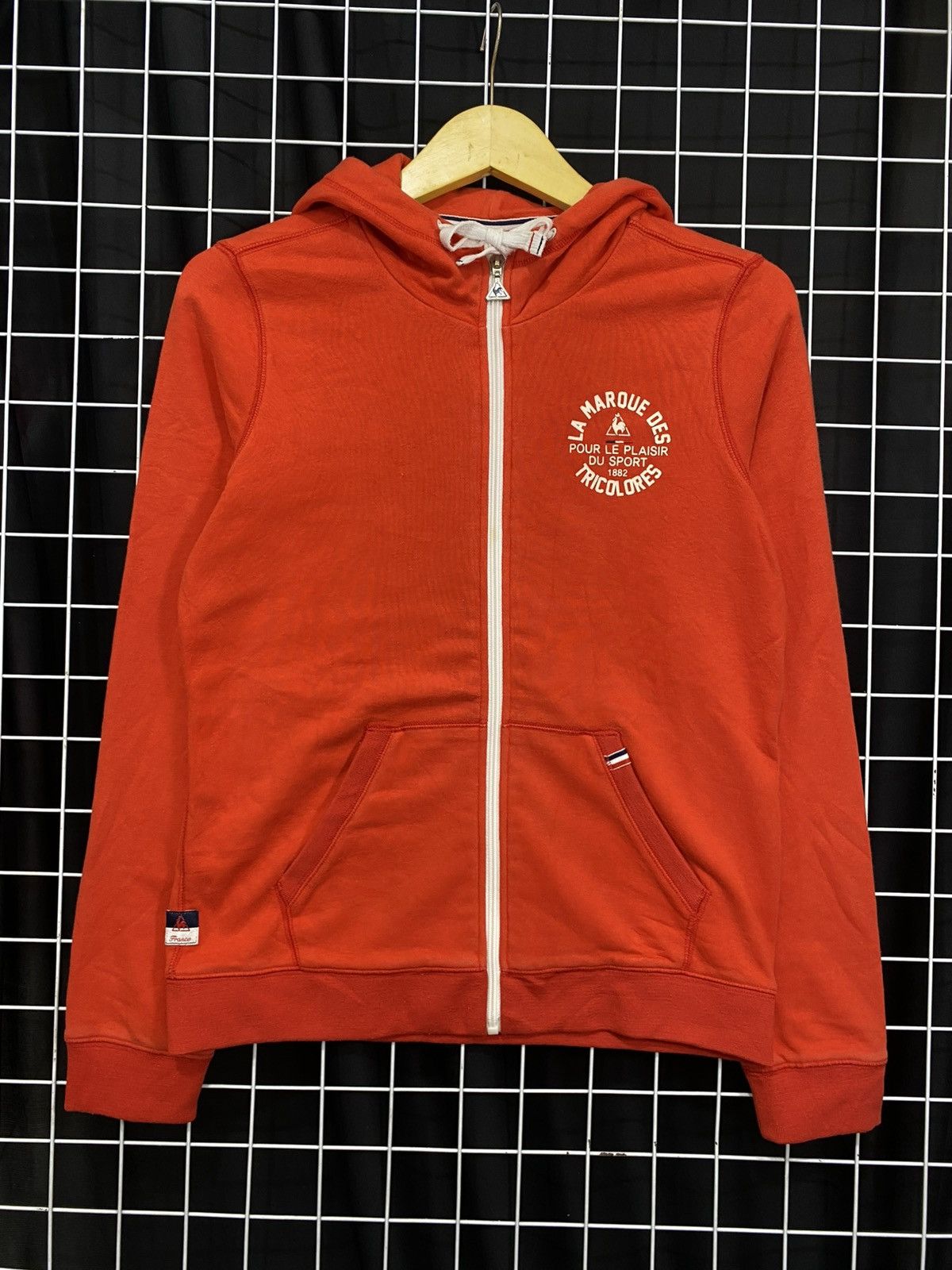 Le Coq Sportif Le Coq Sportif Hoodie Red Medium Size US M / EU 48-50 / 2 - 1 Thumbnail