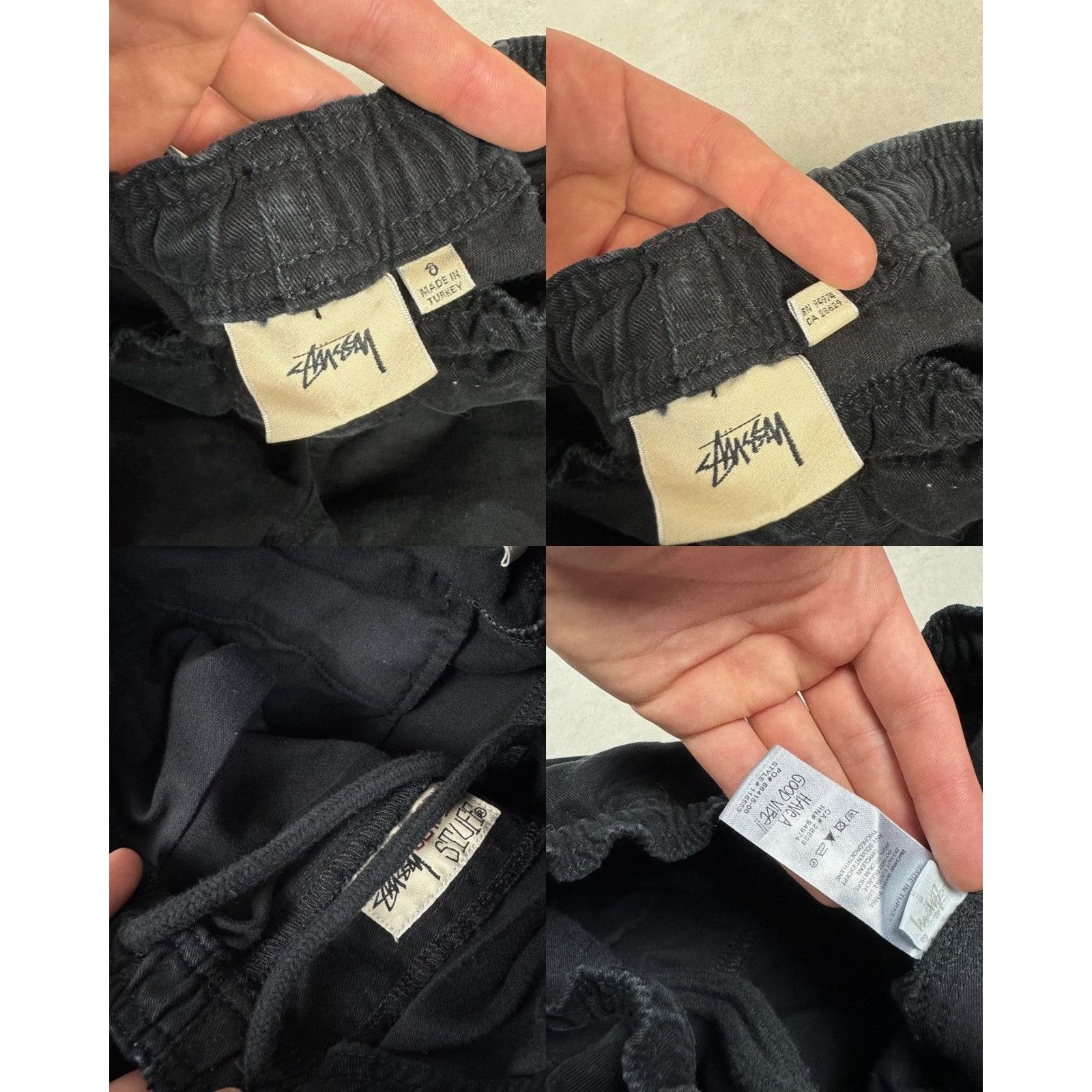 Stussy Stussy Black Pant Size US 32 / EU 48 - 2 Thumbnail