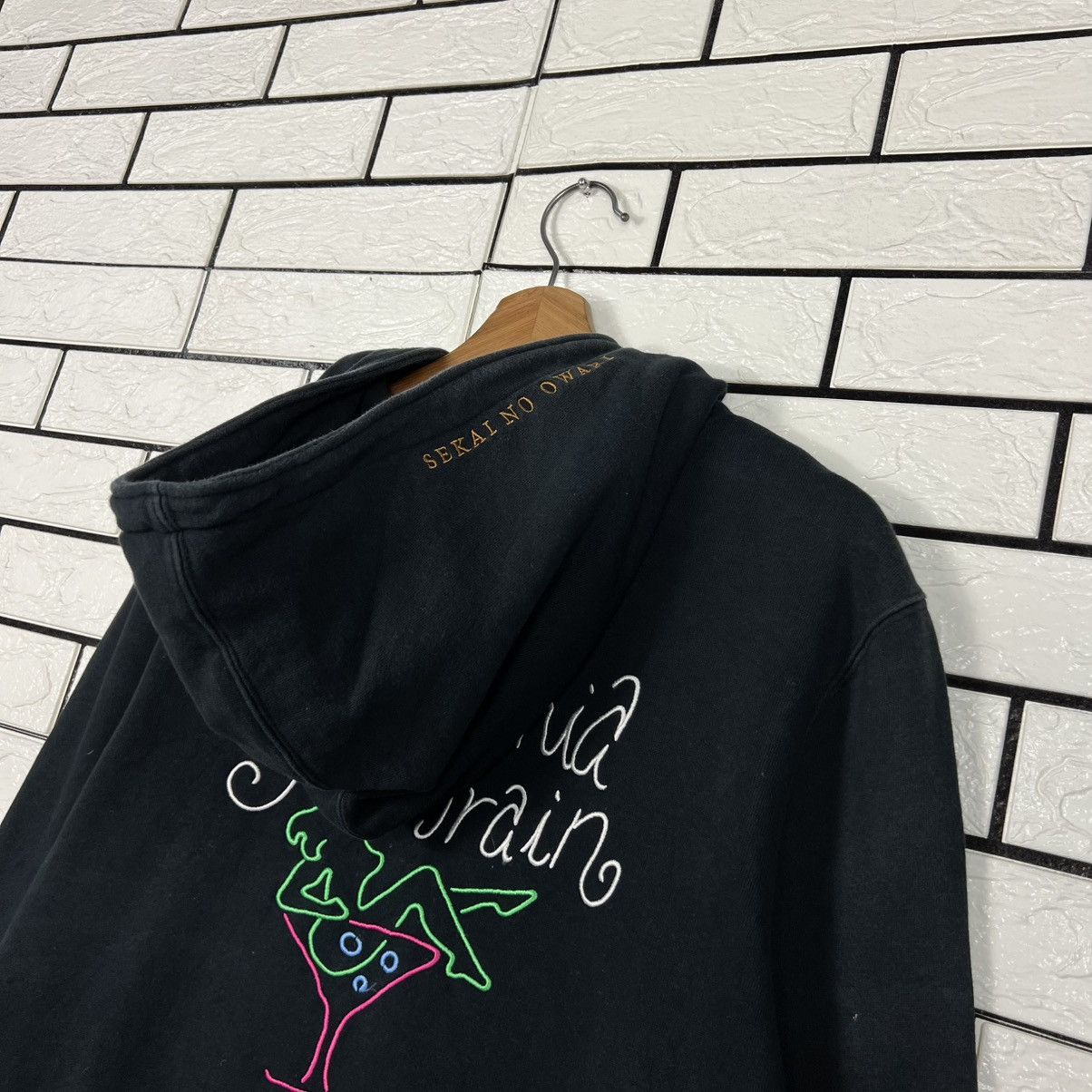 Japanese Brand SEKAI NO OWARI Insomnia Train Logo Zipper Hoodies #4261-C194 Size US M / EU 48-50 / 2 - 3 Thumbnail
