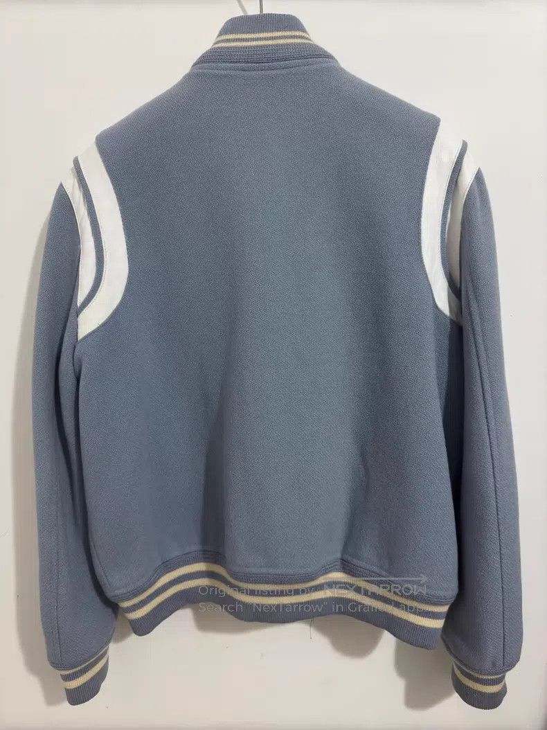 Saint Laurent Paris Saint Laurent Paris Wool and Lamb Fur Misty Blue Baseball Size US L / EU 52-54 / 3 - 2 Thumbnail