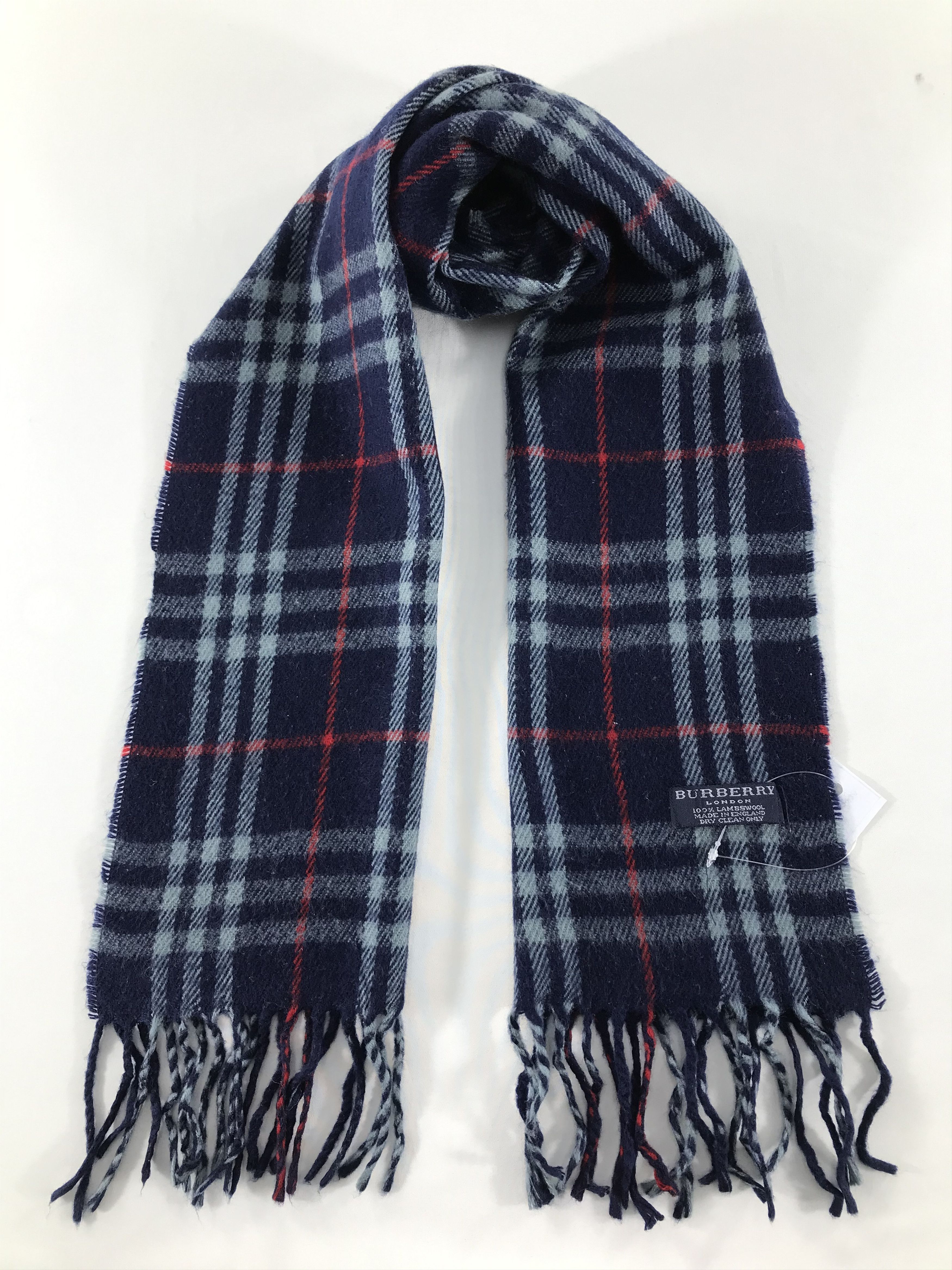 Burberry Vintage Burberry Scarf/Muffler/Neckwear MF1530 Size ONE SIZE - 1 Thumbnail