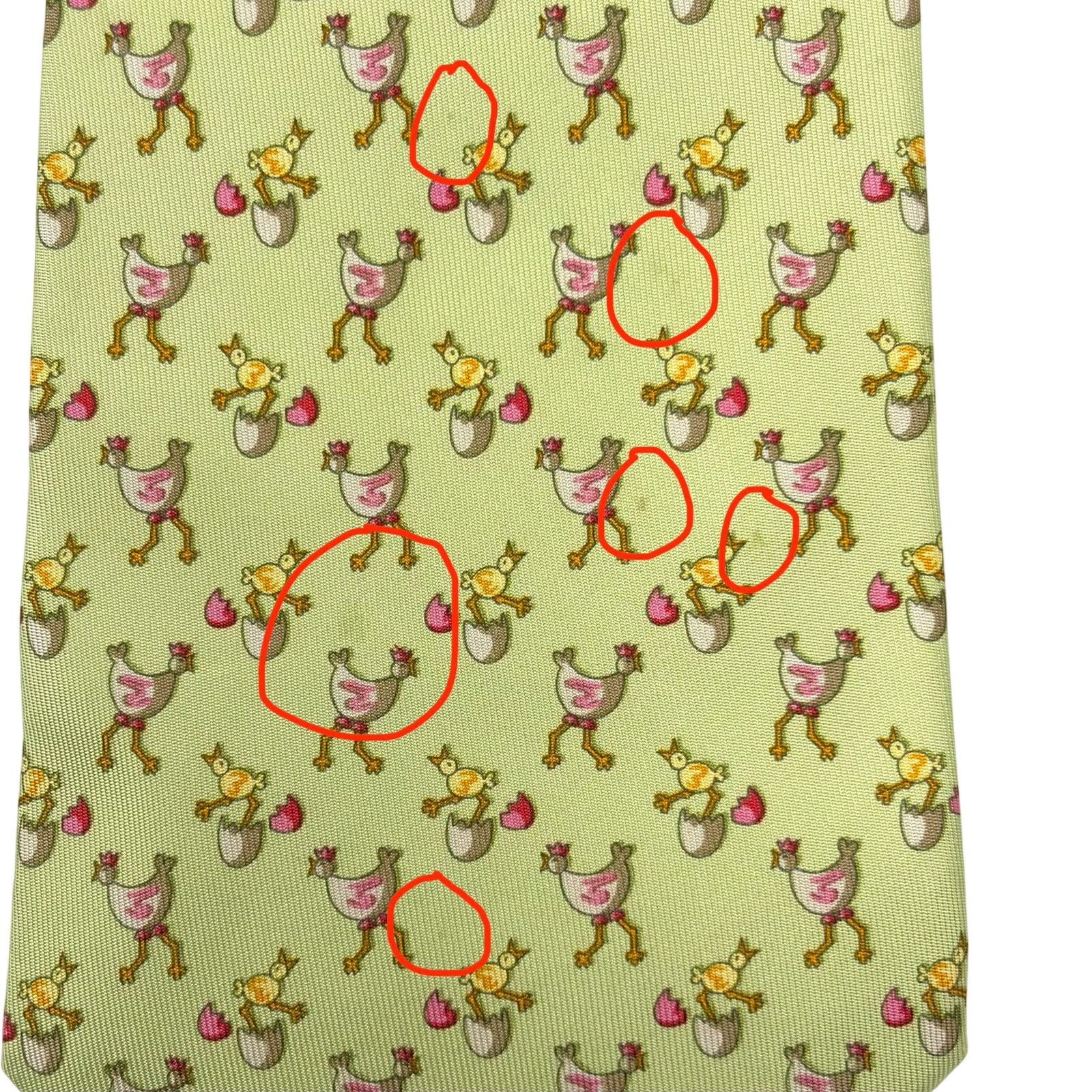 Salvatore Ferragamo Salvatore Ferragamo ‘Chicken’ Tie Size ONE SIZE - 7 Thumbnail