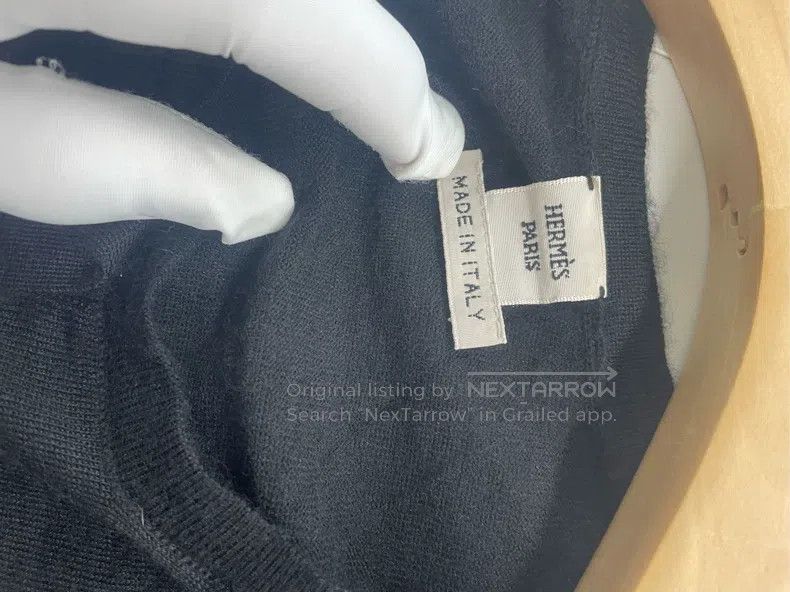 Hermes Hermes Black cashmere cardigan Size XXS / US 00 / IT 34 - 3 Thumbnail